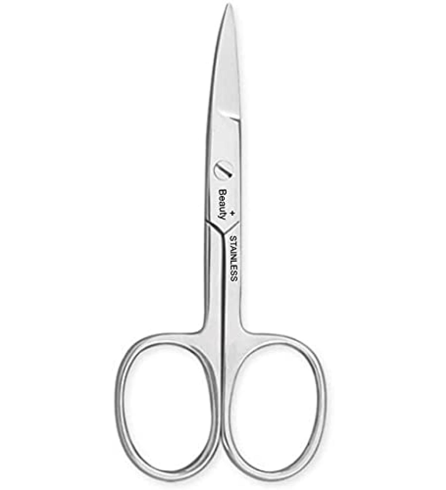 Nail Scissors 9CM Straight Suitable for Eyebrows Nose Nails Professional Scissors