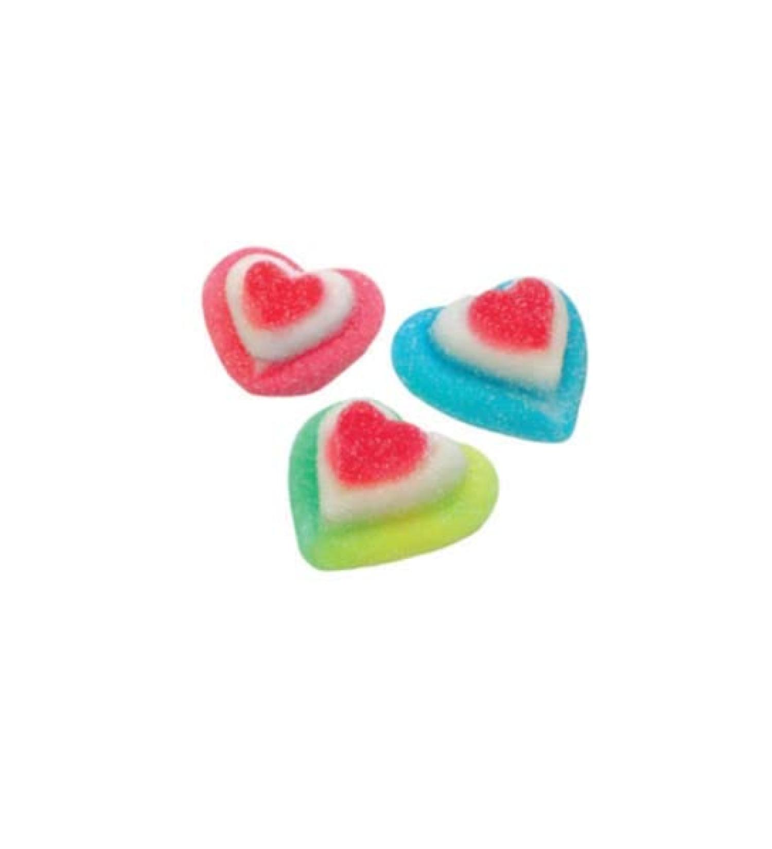 Chewy Triple Hearts Sweets Share Bag - 1kg