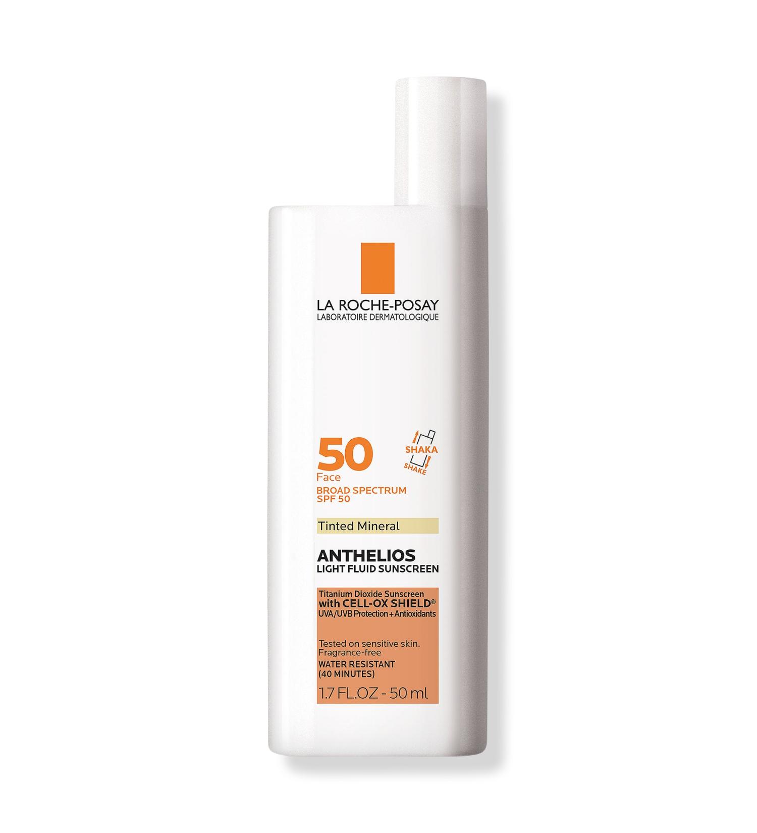 Discover La Roche-Posay Anthelios Mineral Tinted Ultra Light Face Sunscreen Fluid SPF 50 1.7 oz - Elevate Your Style Instantly! - Buy Online on SooperMarket.com