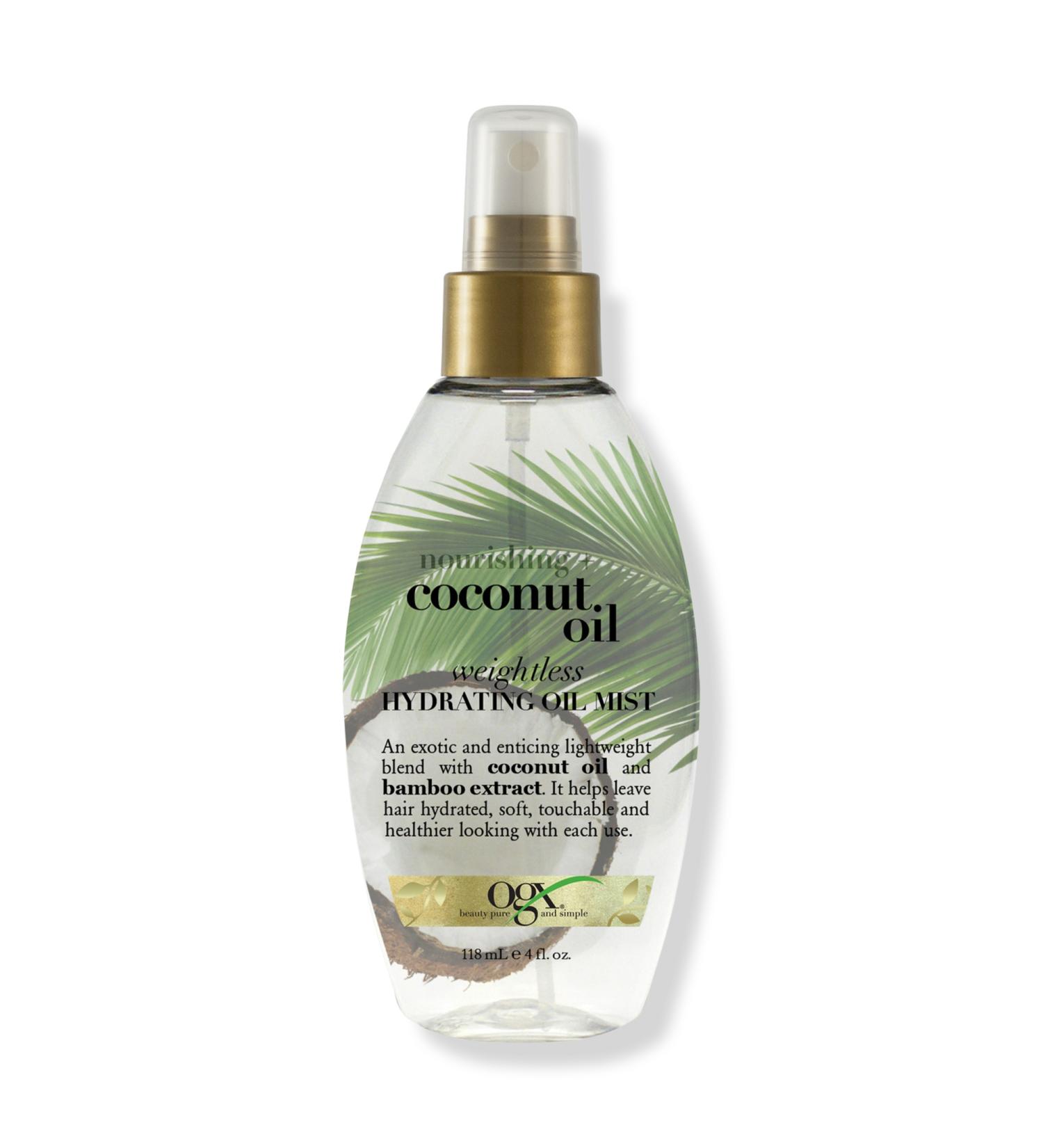 OGX Nourishing + Coconut Oil Weightless Hydrating Oil Mist 4.0 oz - Transform Your Style with the Best Innovation Today! - Buy Online on SooperMarket.com