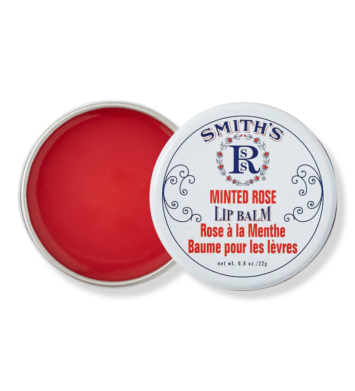 Rosebud Perfume Co. Smith's Minted Rose Lip Balm Tin 0.8 oz