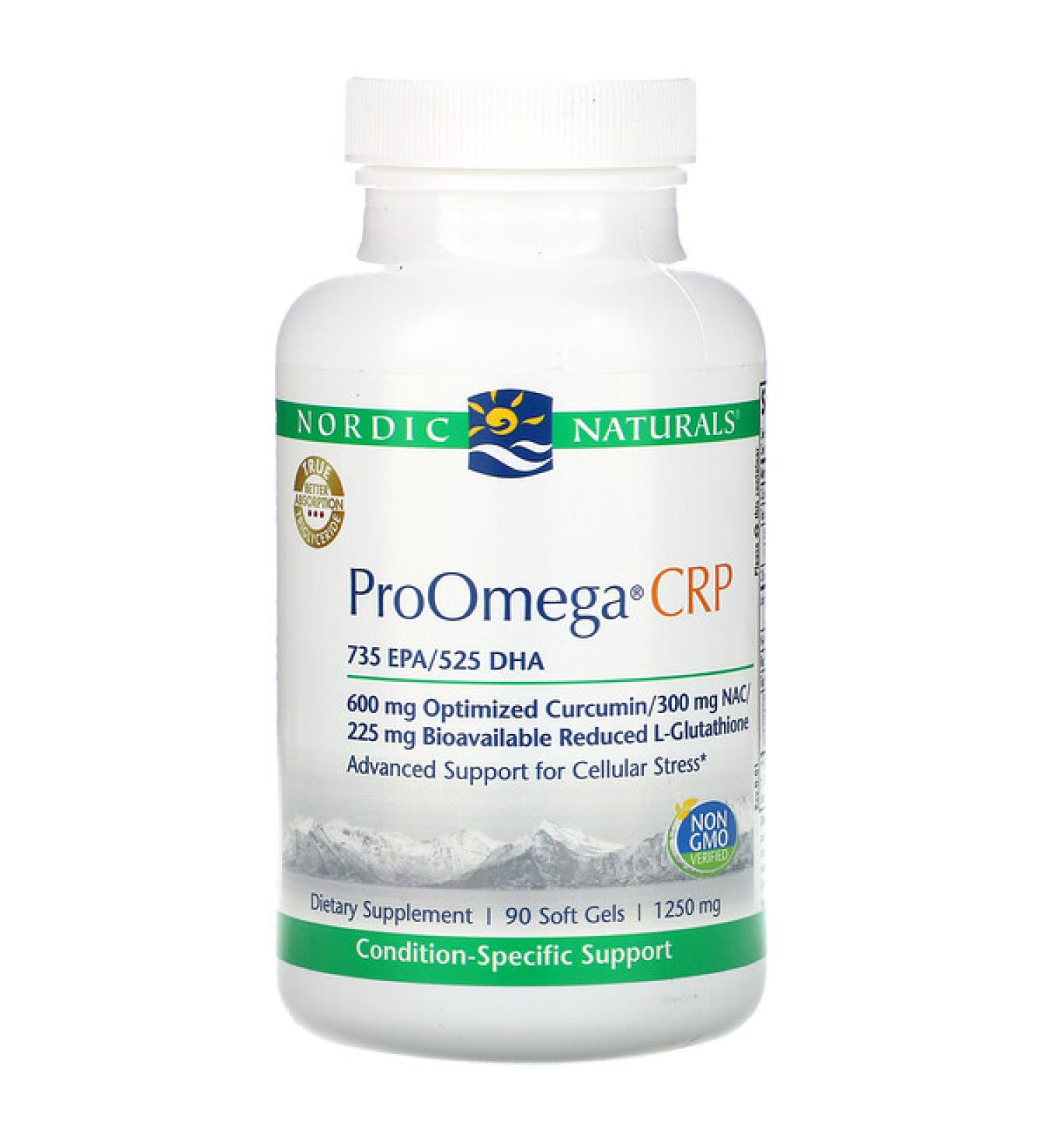 Nordic Naturals ProOmega CRP 1250 mg 90 Soft Gels