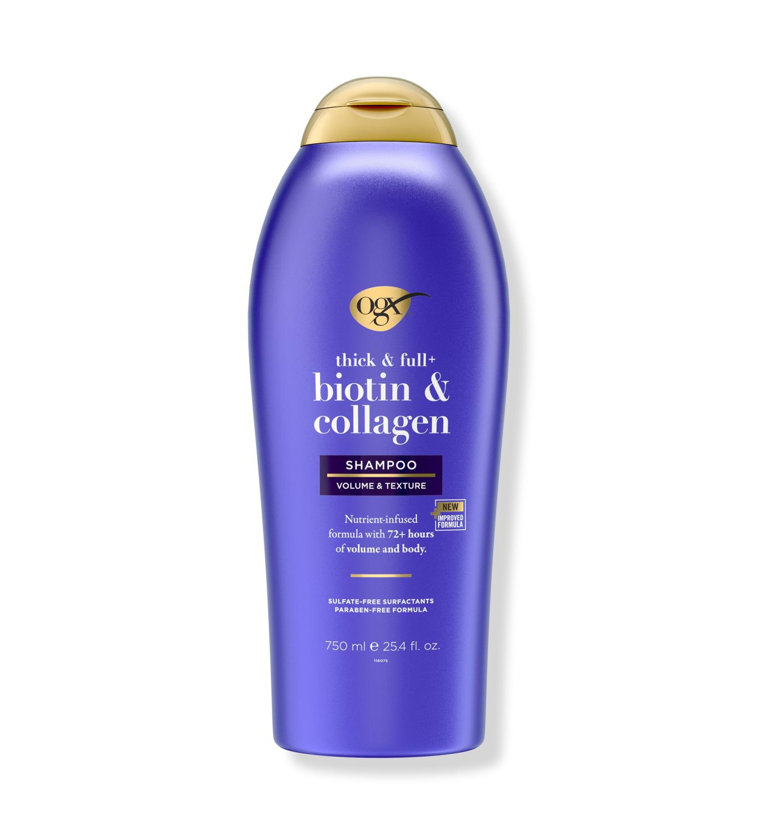 OGX Thick & Full + Biotin & Collagen Shampoo 25.4 oz - Transform Your Style with the Best Innovation Today! - Buy Online on SooperMarket.com