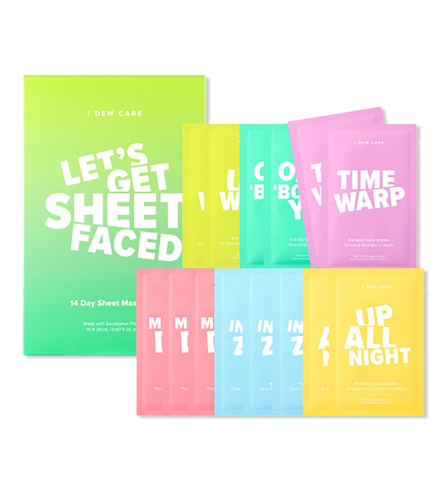 I Dew Care Let's Get Sheet Faced Sheet Mask Set - Discover Premium Quality Shop now! - Buy Online on SooperMarket.com