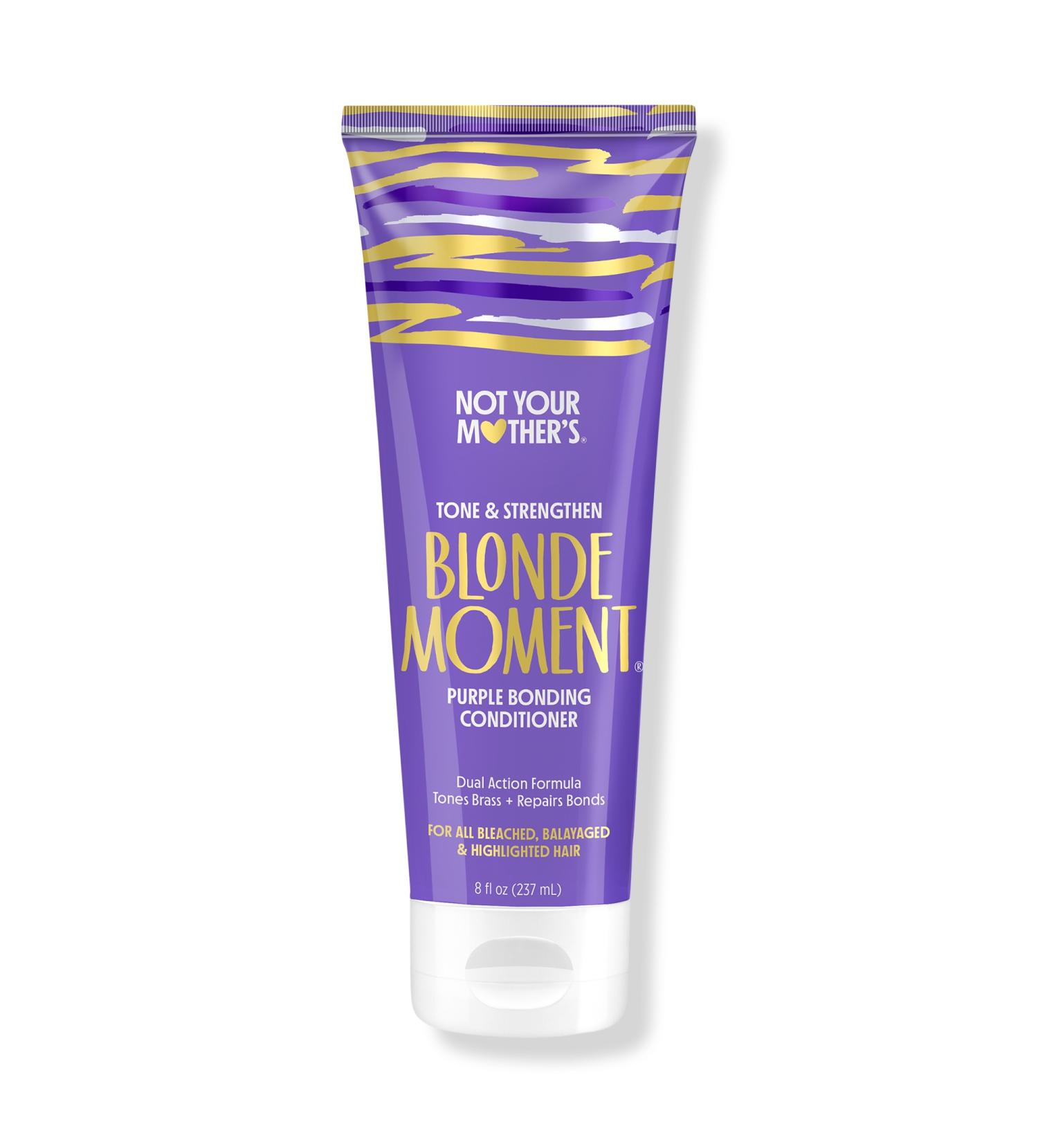 Discover Not Your Mother's Blonde Moment Tone & Repair Purple Conditioner 8.0 oz - Elevate Your Style Instantly! - Buy Online on SooperMarket.com