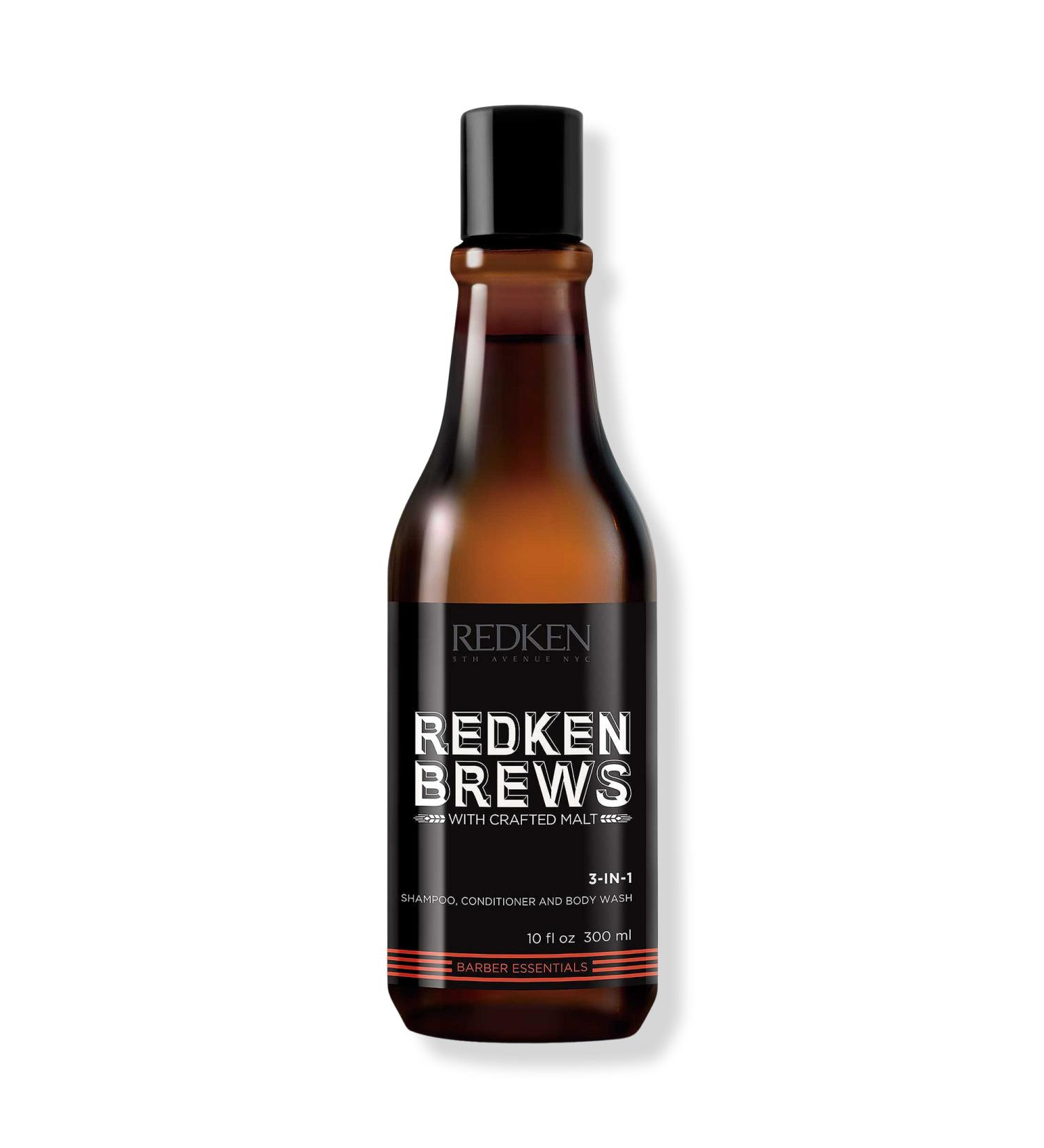 Redken Brews 3-In-1 Shampoo, Conditioner and Body Wash 10.0 oz