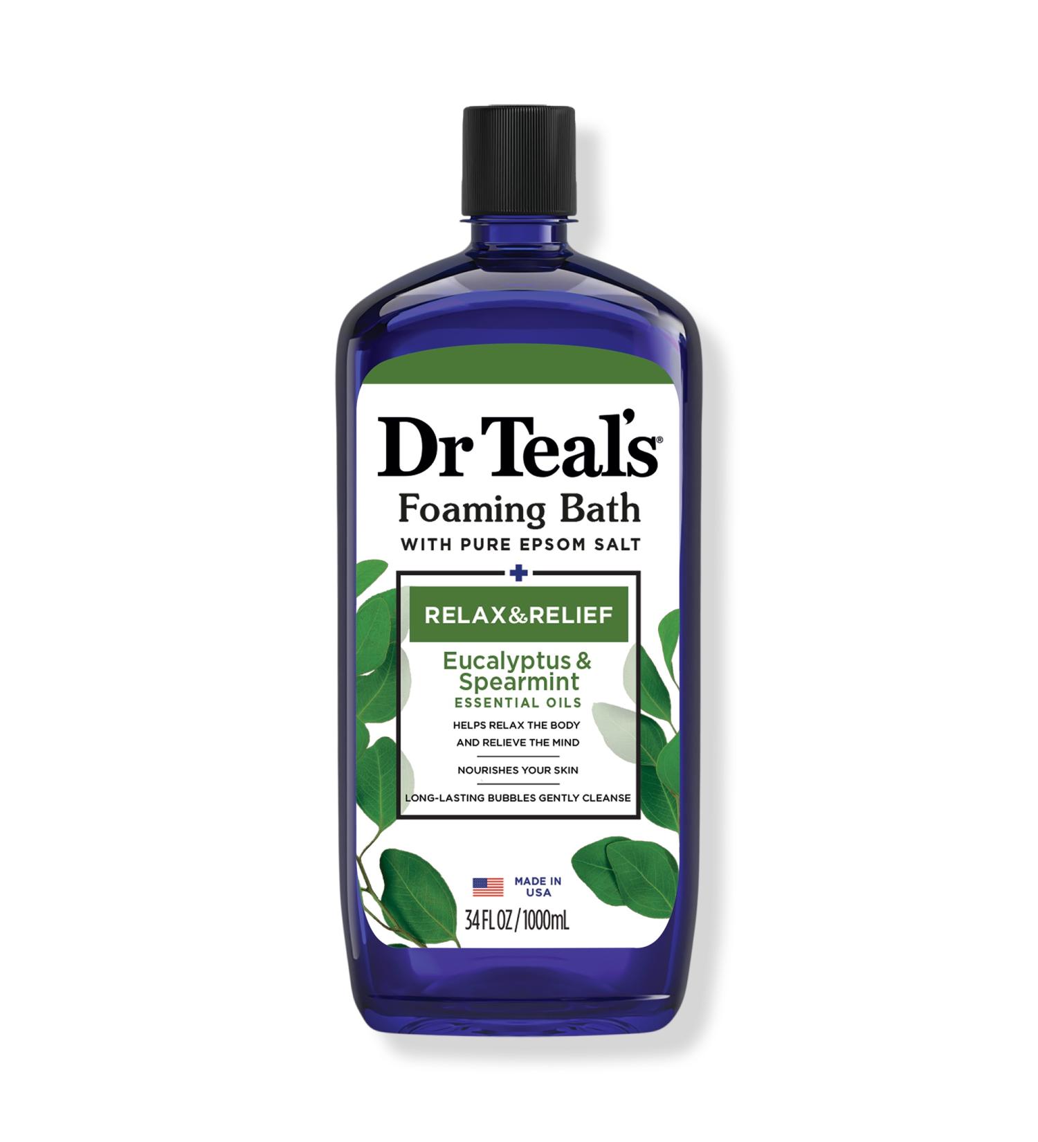 Dr Teal's Eucalyptus and Spearmint Foaming Bath 34 oz - Discover Premium Quality Shop now! - Buy Online on SooperMarket.com