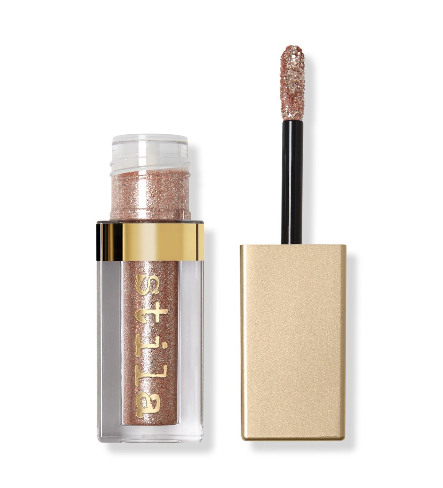 Stila Deluxe Mini Glitter & Glow Liquid Eyeshadow Kitten Karma (champagne w/ silver and copper sparkle) - Transform Your Style with the Best Innovation Today! - Buy Online on SooperMarket.com