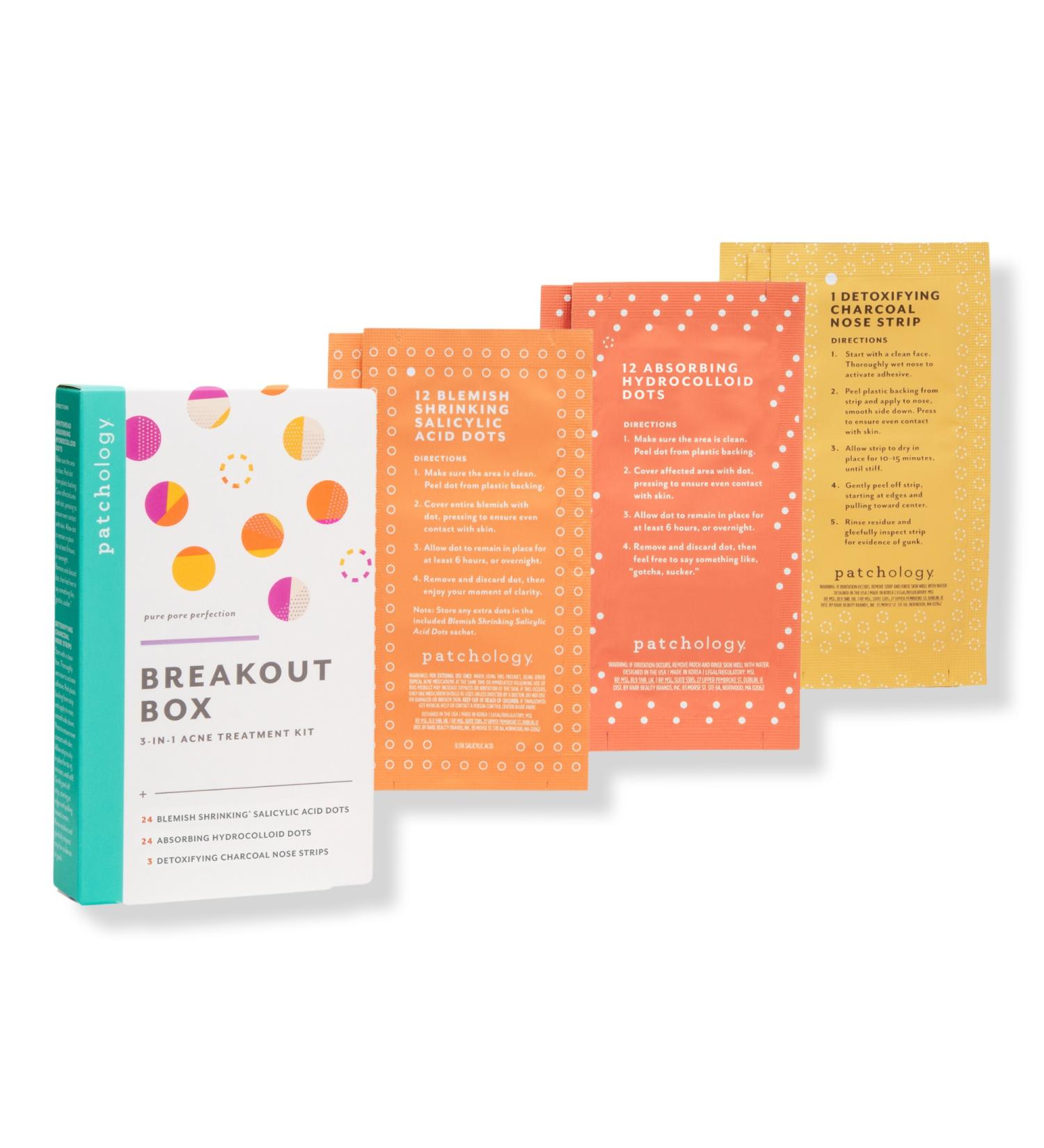 Patchology Breakout Box 3-in-1 Acne Treatment Kit - Transform Your Style with the Best Innovation Today! - Buy Online on SooperMarket.com