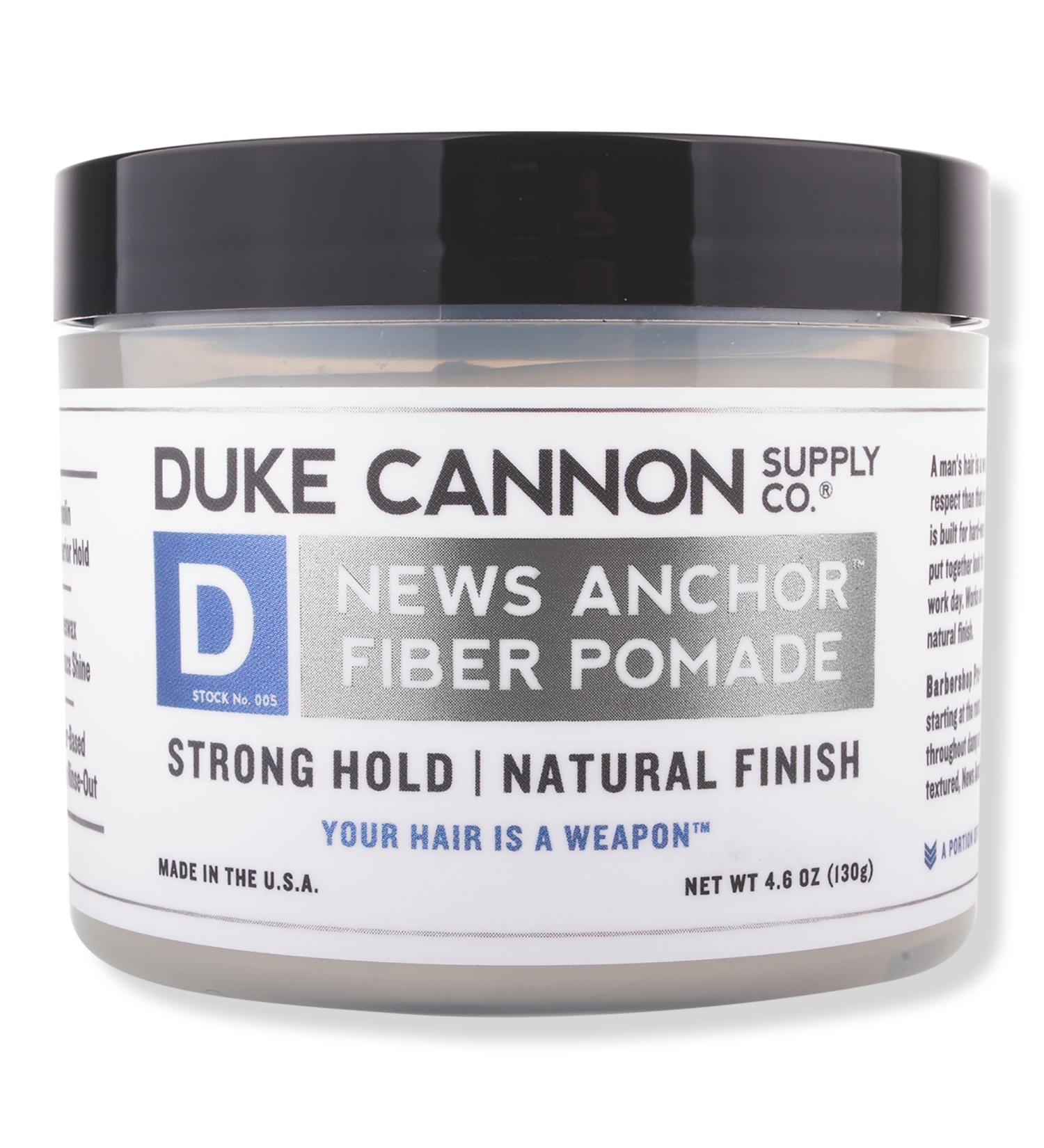 Duke Cannon Supply Co News Anchor Fiber Pomade 4.6 oz