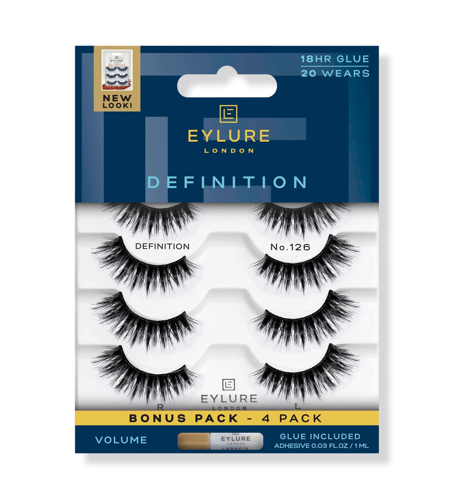 Discover Eylure Definition No. 126 Eyelashes Multipack 4 pair - Elevate Your Style Instantly! - Buy Online on SooperMarket.com