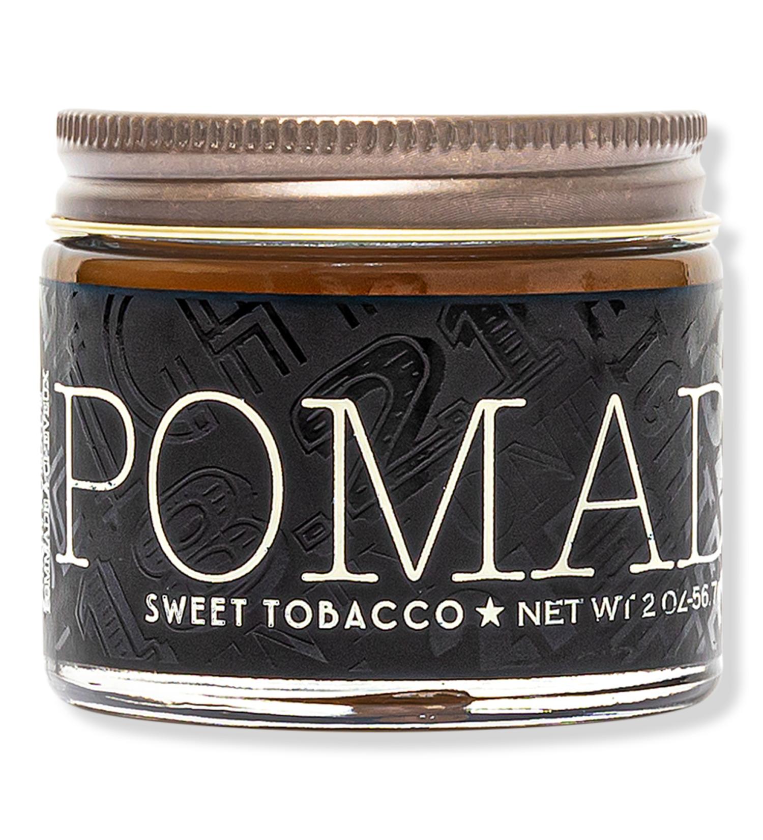 Discover 18.21 Man Made Sweet Tobacco Medium Hold, High Shine Hair Styling Pomade 2.0 oz - Elevate Your Style Instantly! - Buy Online on SooperMarket.com