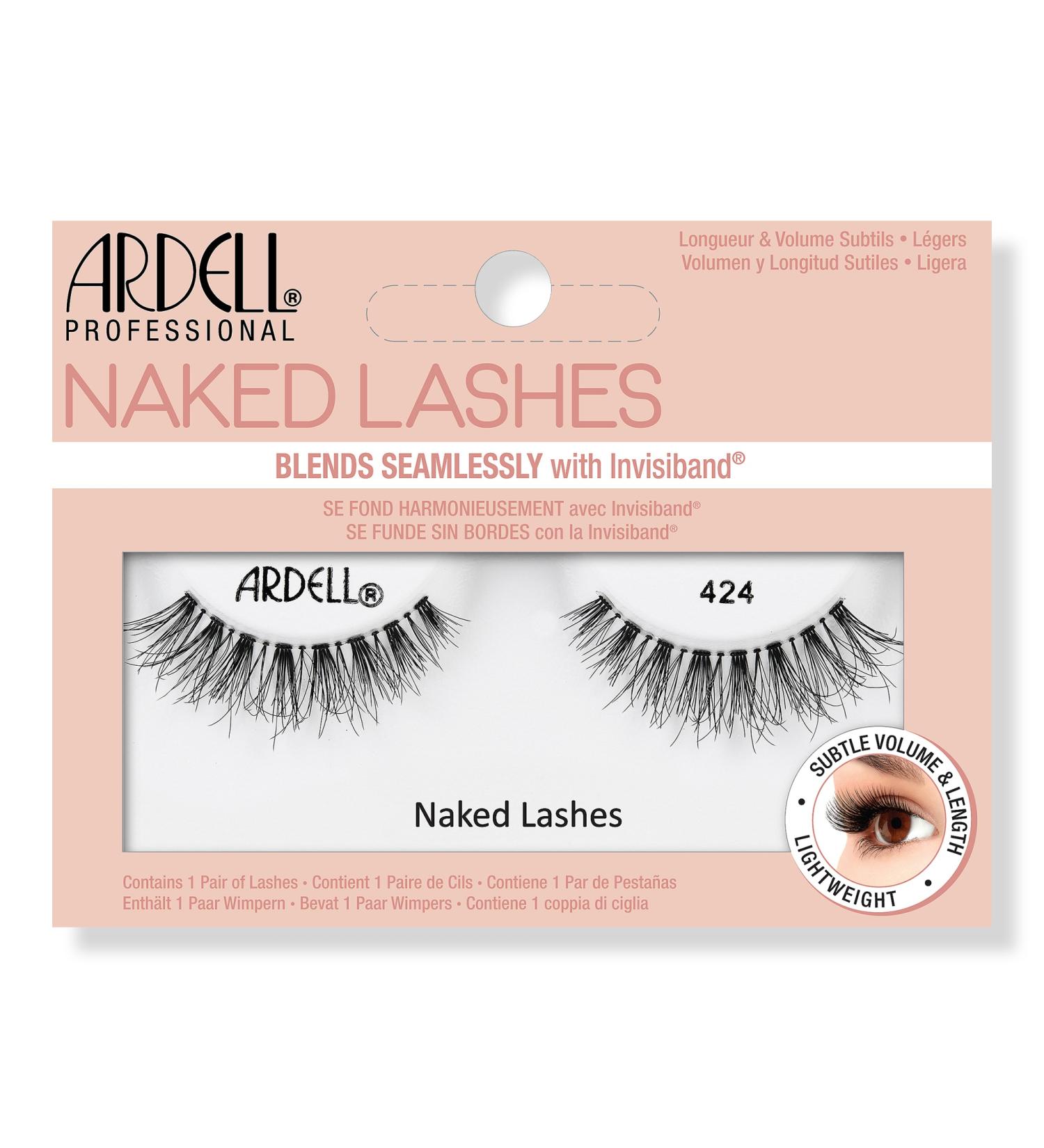 Ardell Naked False Eyelashes #424 in Black - Transform Your Style with the Best Innovation Today! - Buy Online on SooperMarket.com