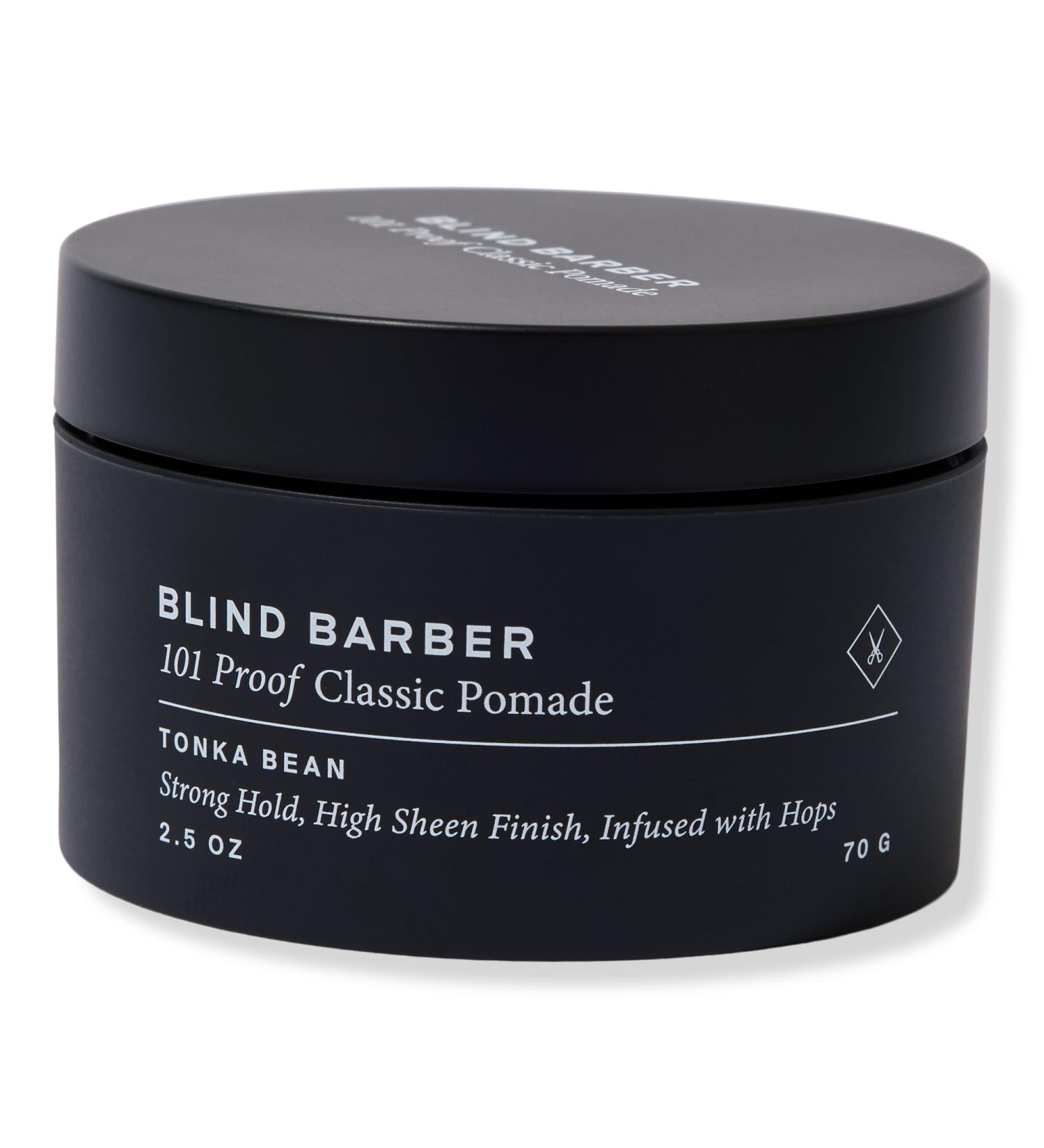 Discover Blind Barber 101 Proof Classic Natural Shine Strong Hold Pomade 2.5 oz - Elevate Your Style Instantly! - Buy Online on SooperMarket.com