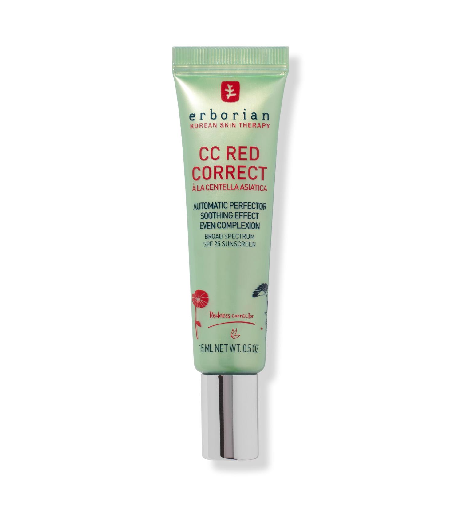 Erborian Travel Size CC Red Correct Green Color Corrector SPF25 0.5 oz - Transform Your Style with the Best Innovation Today! - Buy Online on SooperMarket.com