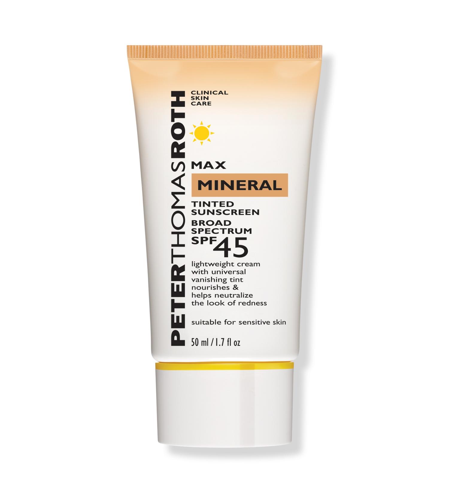 Discover Peter Thomas Roth Max Mineral Tinted Sunscreen Broad Spectrum SPF 45 1.7 oz - Elevate Your Style Instantly! - Buy Online on SooperMarket.com