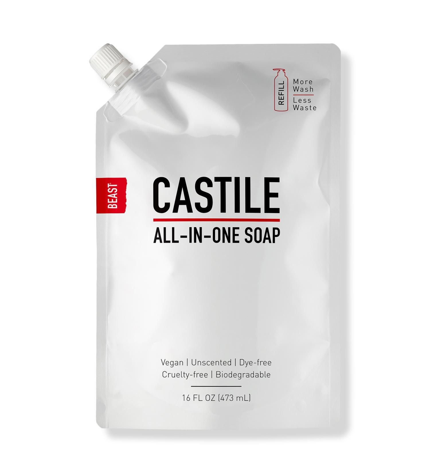 Beast Castile All-In-One Soap Pouch 16.0 oz