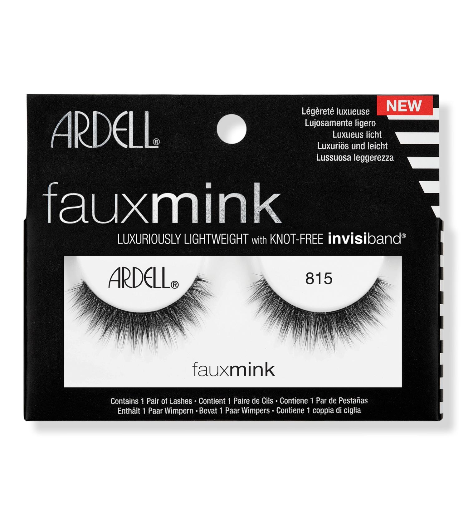 Ardell Faux Mink #815 False Eyelash, Lightweight with Invisiband - Discover Premium Quality Shop now! - Buy Online on SooperMarket.com