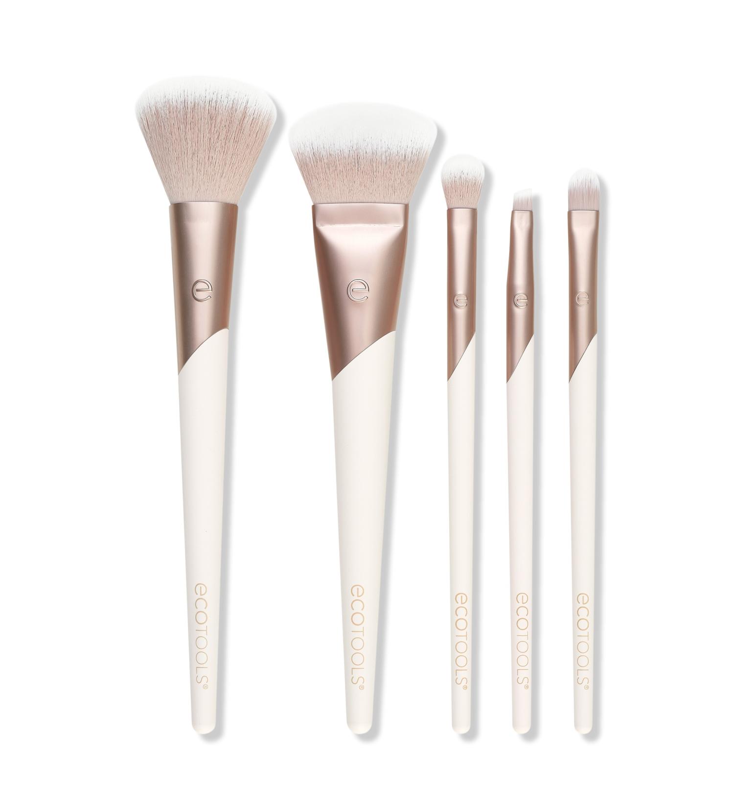 EcoTools Luxe Natural Elegance Face Makeup Brush Kit - Transform Your Style with the Best Innovation Today! - Buy Online on SooperMarket.com