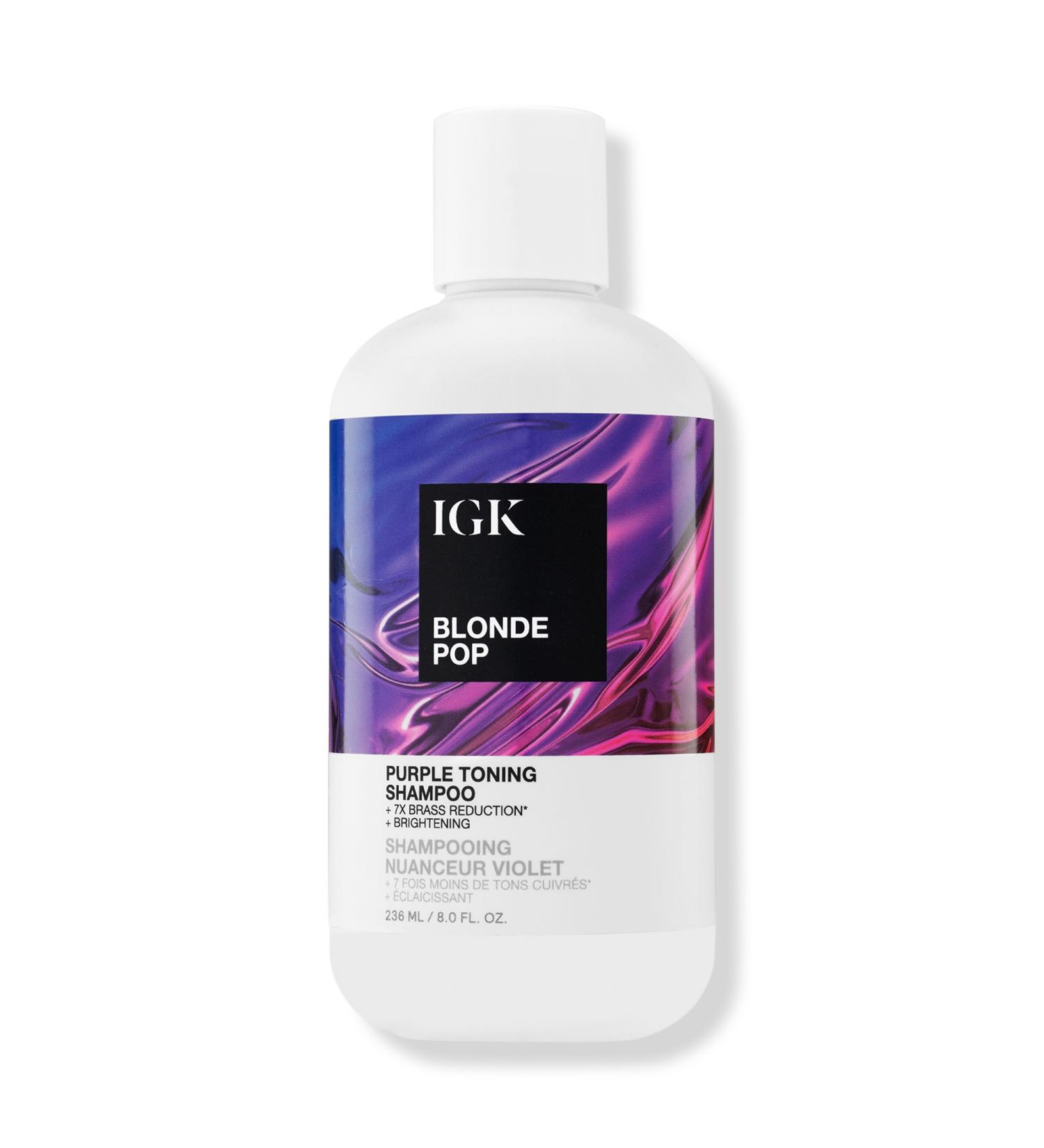 IGK Blonde Pop Shampoo 8.0 oz - Transform Your Style with the Best Innovation Today! - Buy Online on SooperMarket.com
