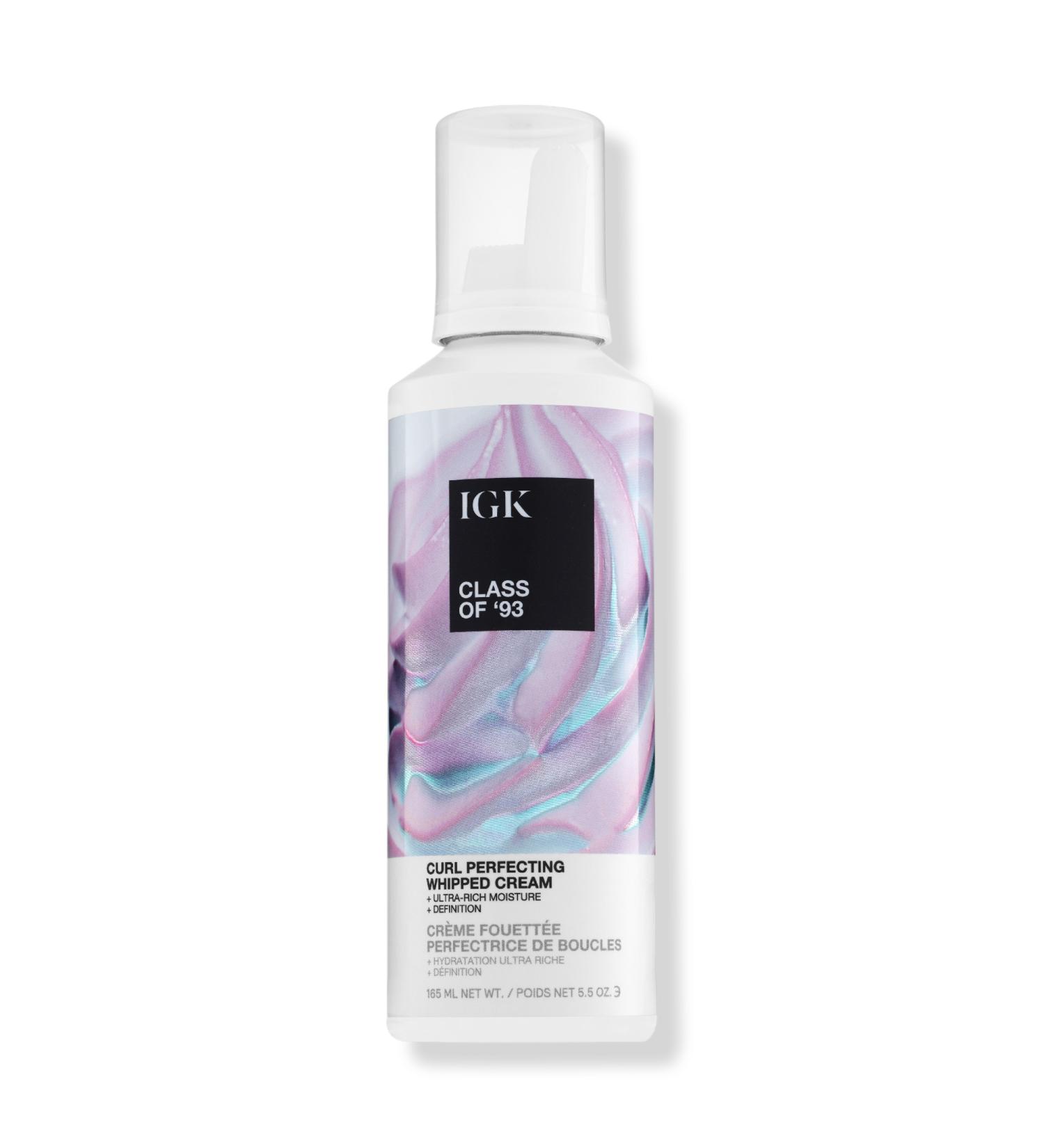 IGK Class of '93 Curl Perfecting Whipped Cream 5.5 oz - Discover Premium Quality Shop now! - Buy Online on SooperMarket.com