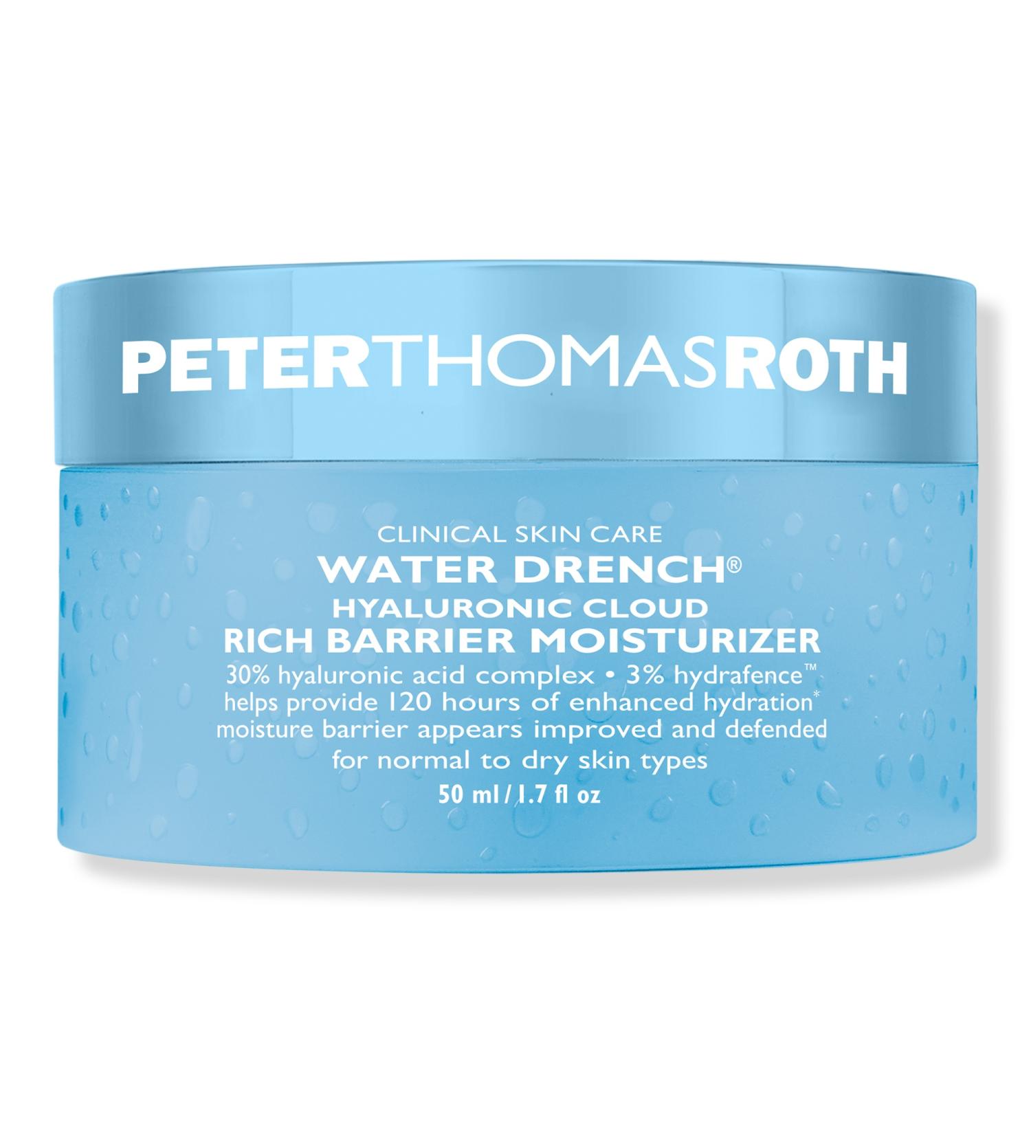 Peter Thomas Roth Water Drench Hyaluronic Cloud Rich Barrier Moisturizer - Transform Your Style with the Best Innovation Today! - Buy Online on SooperMarket.com