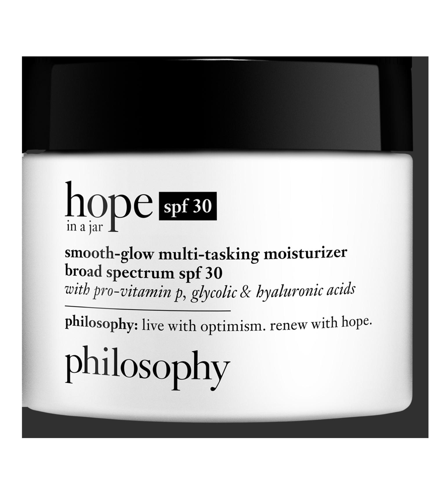 Discover Philosophy Hope In A Jar Smooth-Glow Multi-Tasking Moisturizer SPF 30 2.0 oz - Elevate Your Style Instantly! - Buy Online on SooperMarket.com
