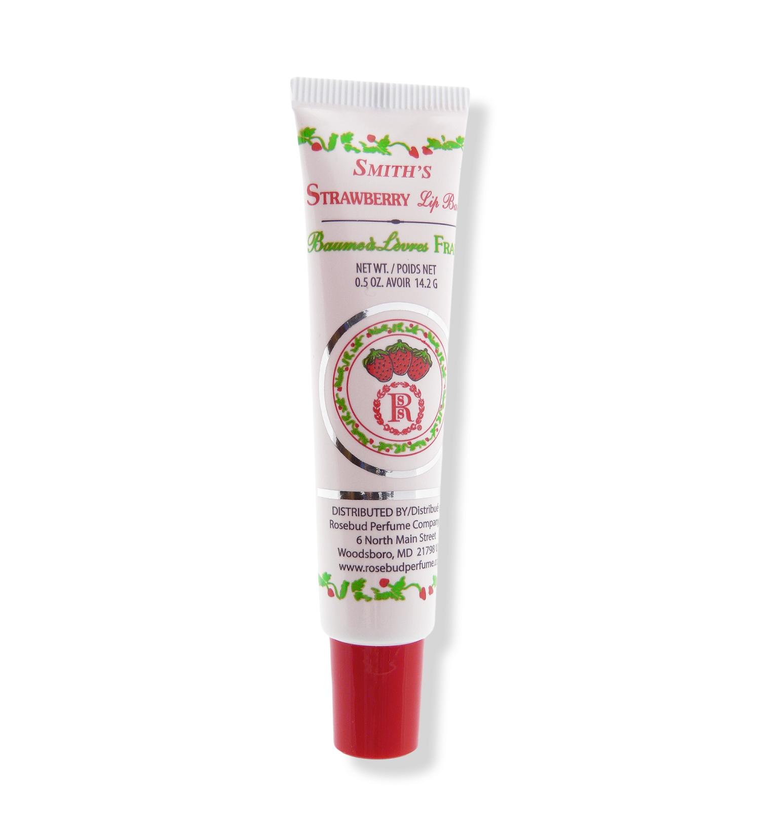 Rosebud Perfume Co. Smith's Strawberry Lip Balm Tube 0.5 oz