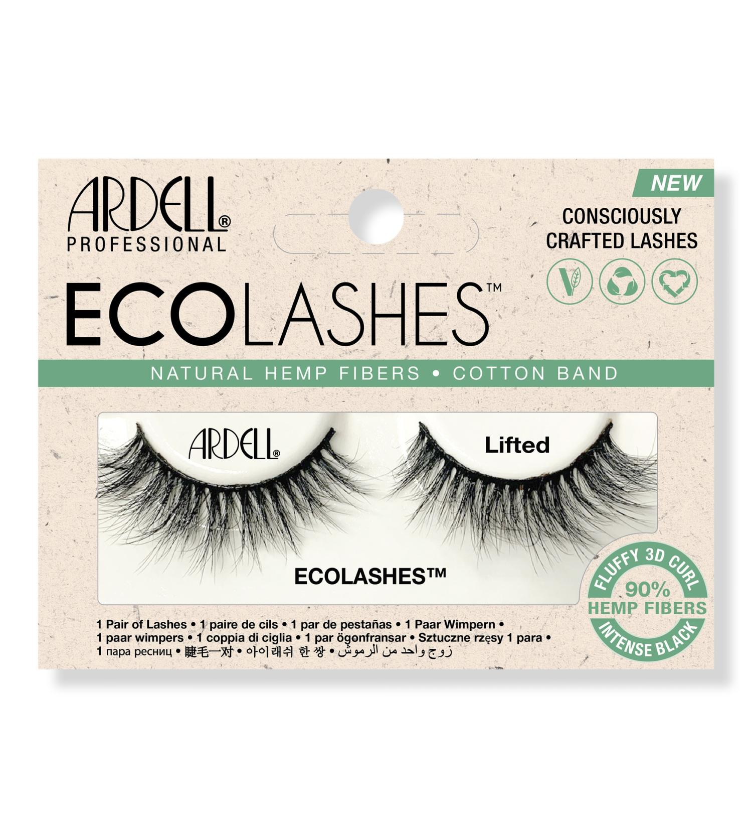 Ardell Eco Lashes in Lifted with Natural Hemp Fibers and Cotton Band - Transform Your Style with the Best Innovation Today! - Buy Online on SooperMarket.com