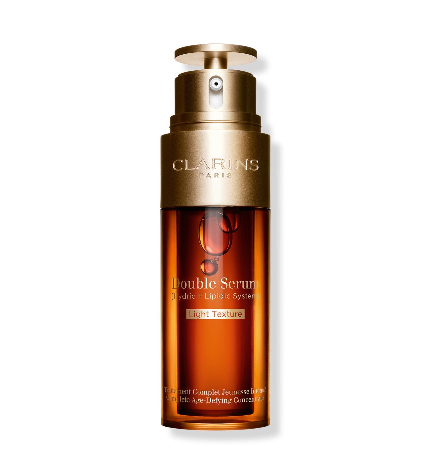 Clarins Double Serum Light Texture Firming & Smoothing Anti-Aging Concentrate 1.6 oz - Transform Your Style with the Best Innovation Today! - Buy Online on SooperMarket.com