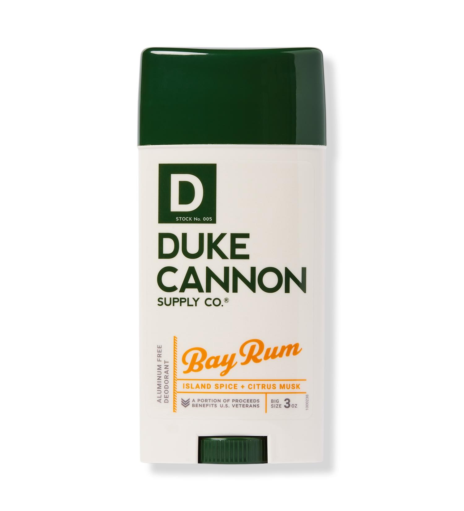 Duke Cannon Supply Co Bay Rum Aluminum Free Deodorant 3.0 oz