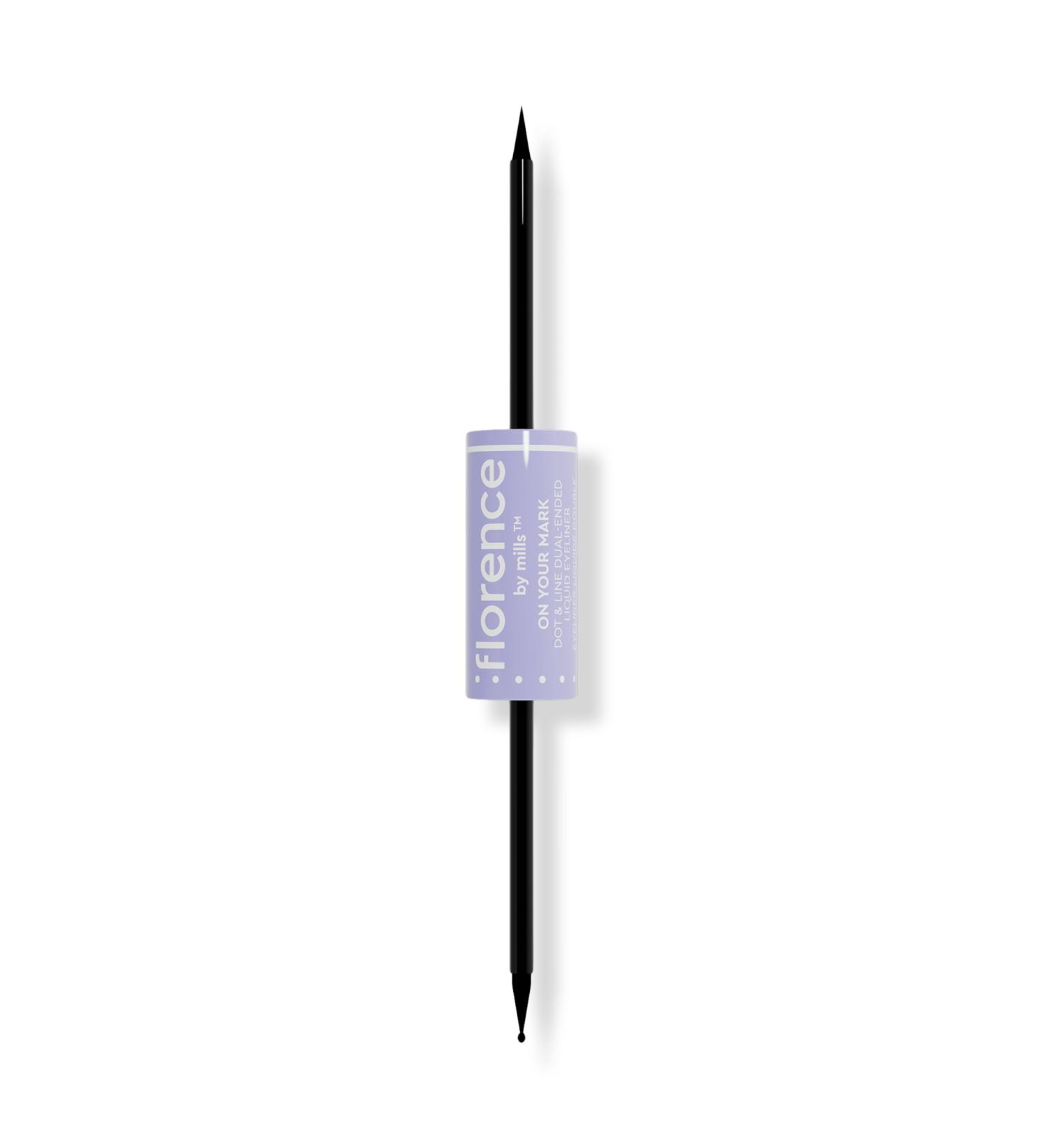 Discover florence by mills On Your Mark Dot & Line Dual-Ended Liquid Eyeliner Black - Elevate Your Style Instantly! - Buy Online on SooperMarket.com
