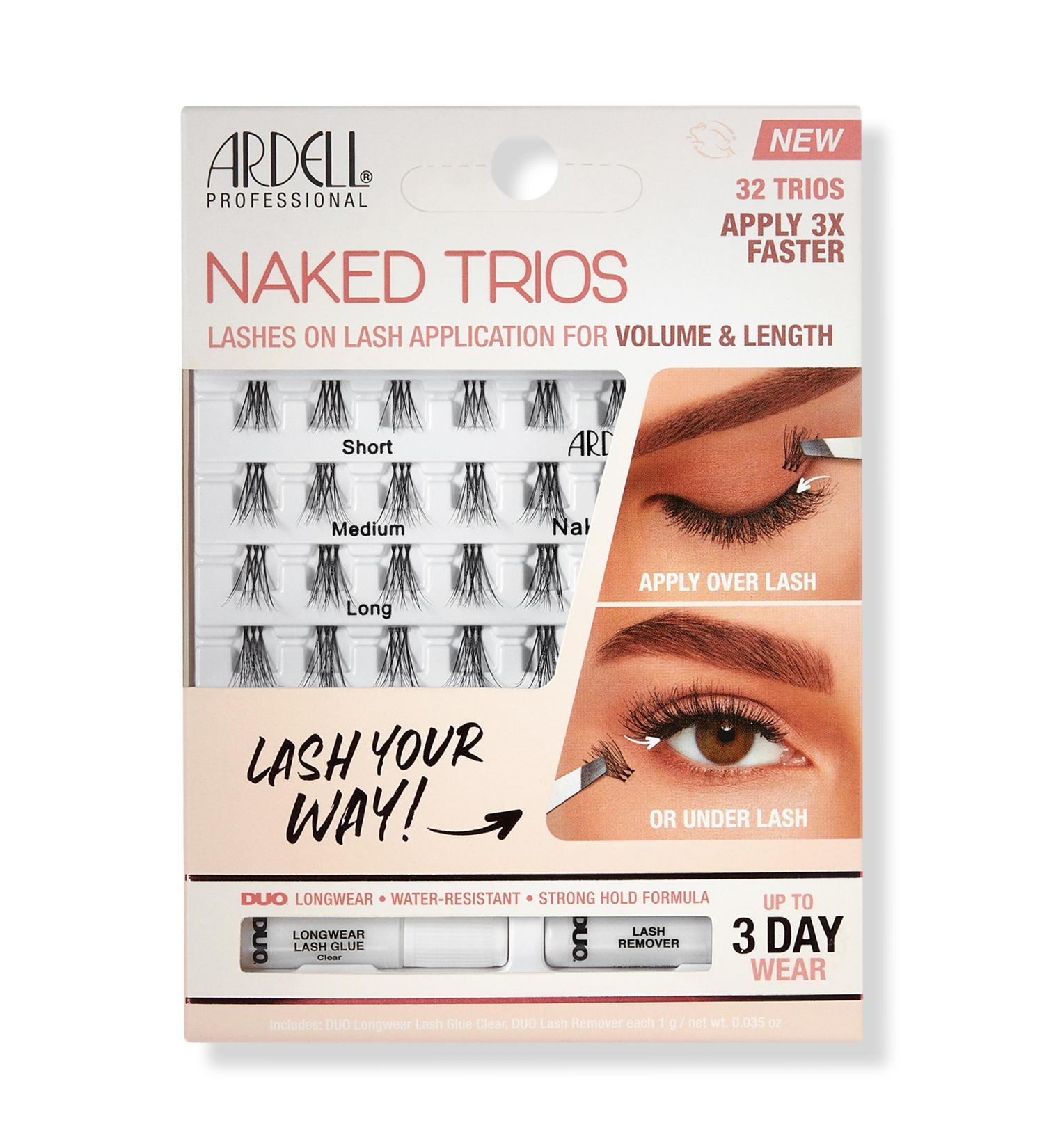 Ardell Naked Lash Trios + Adhesive Kit - Transform Your Style with the Best Innovation Today! - Buy Online on SooperMarket.com