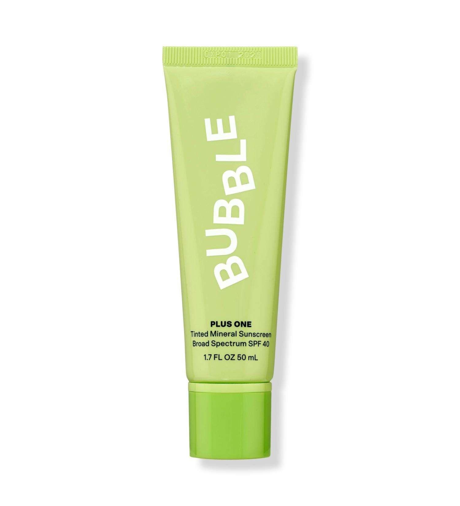 Discover Bubble Plus One Tinted Daily Mineral Sunscreen Broad Spectrum SPF 40 1.7 oz - Elevate Your Style Instantly! - Buy Online on SooperMarket.com