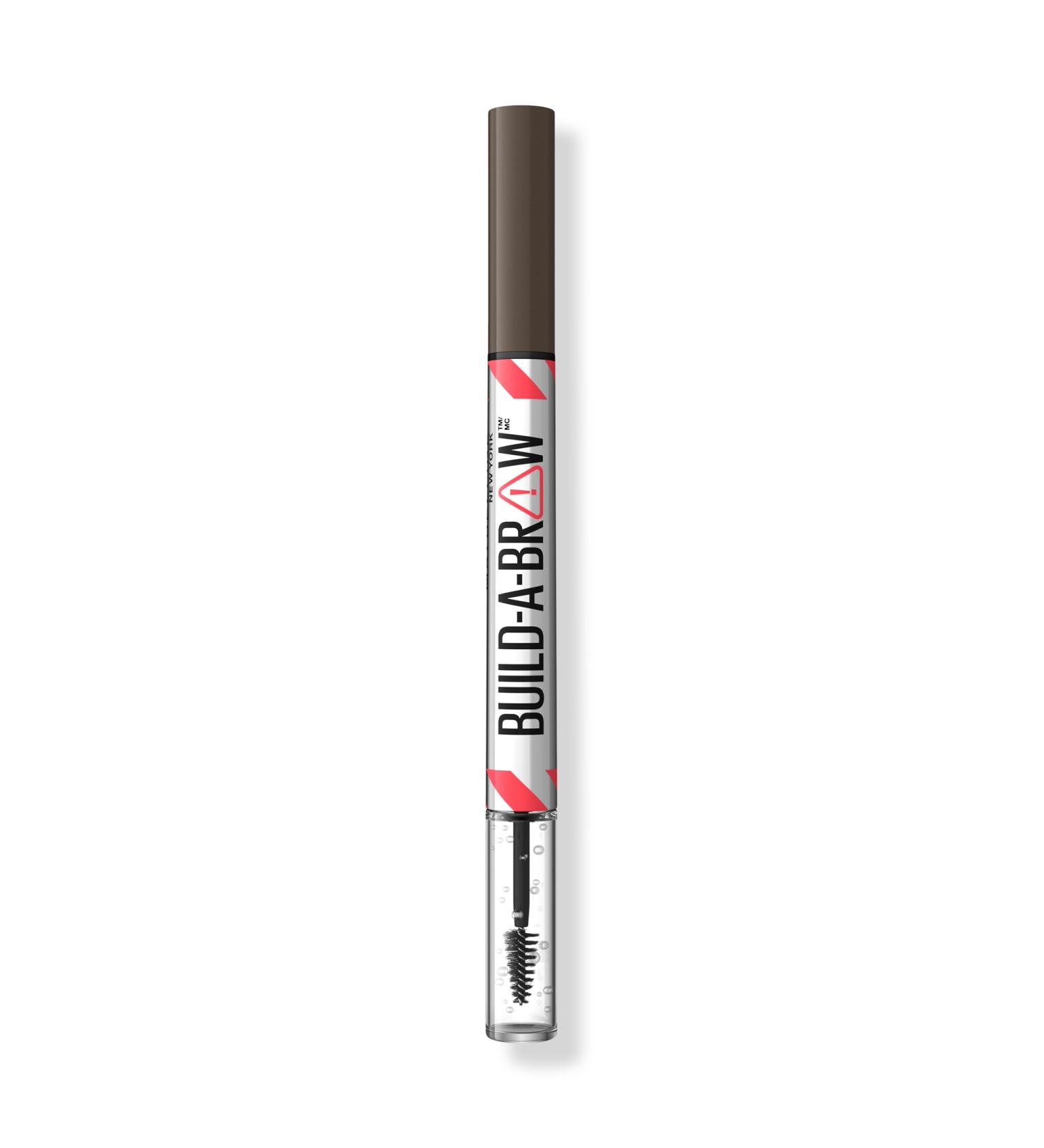Maybelline Build-A-Brow 2-In-1 Brow Pen and Sealing Gel Black Brown 0.034 oz