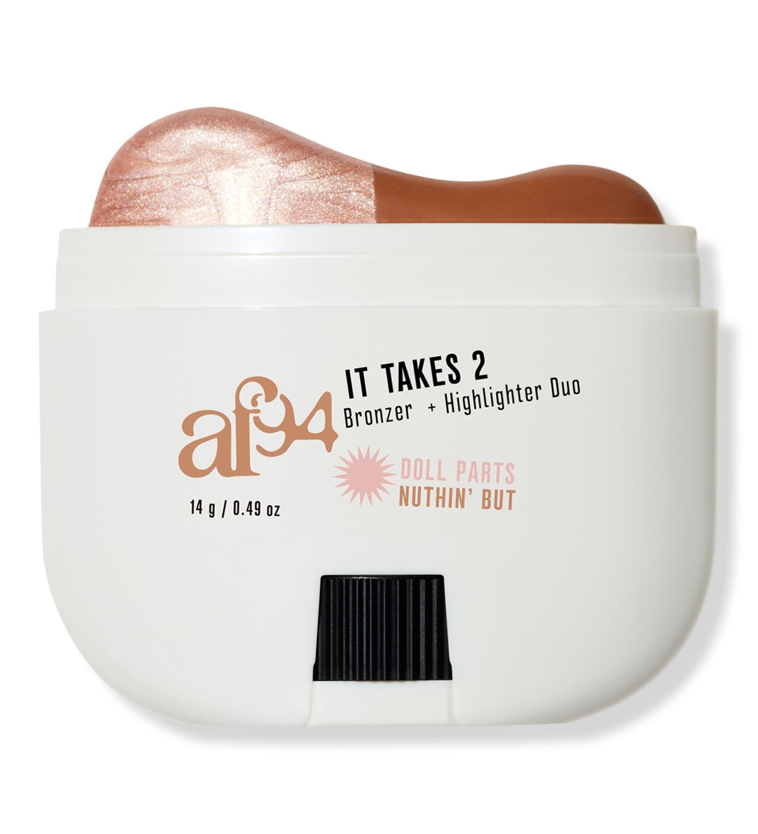af94 It Takes 2 Bronzer Highlight Duo Doll Parts 0.49 oz