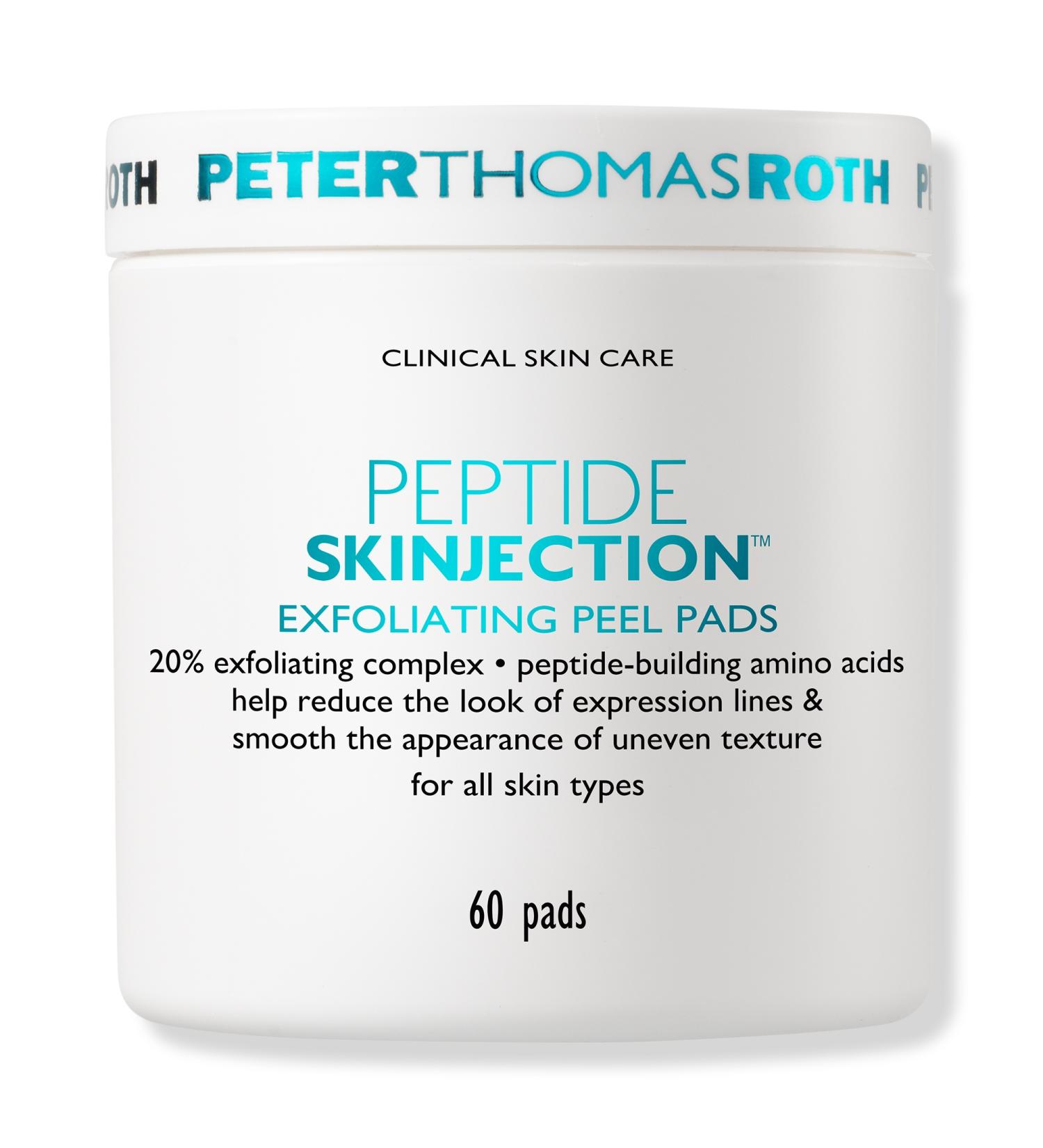 Discover Peter Thomas Roth Peptide Skinjection Exfoliating Peel Pads 60 ct - Elevate Your Style Instantly! - Buy Online on SooperMarket.com