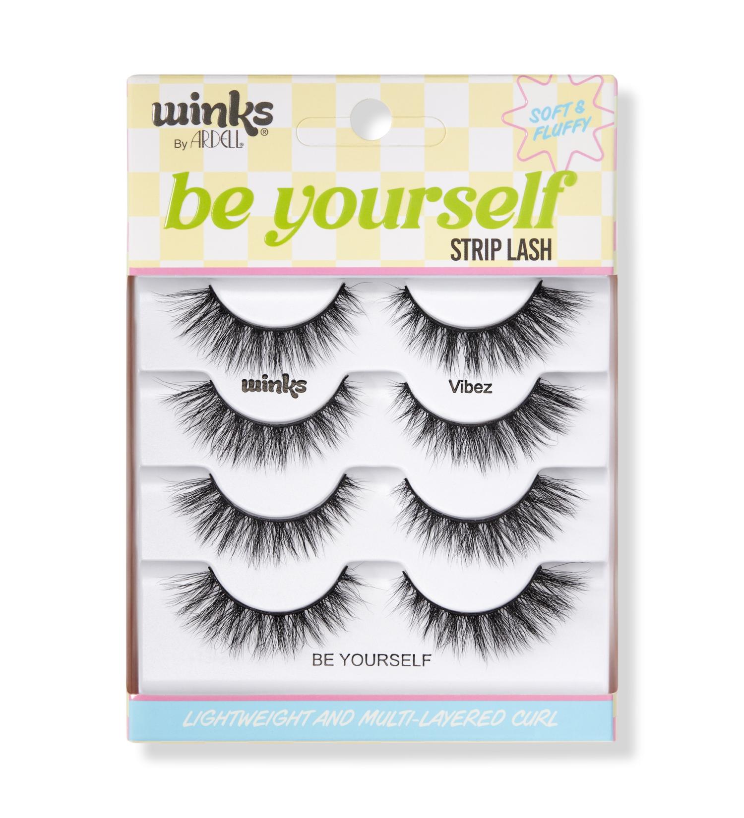 Discover Ardell Winks Be Yourself Vibez, Black Strip Lash 4 pair - Elevate Your Style Instantly! - Buy Online on SooperMarket.com
