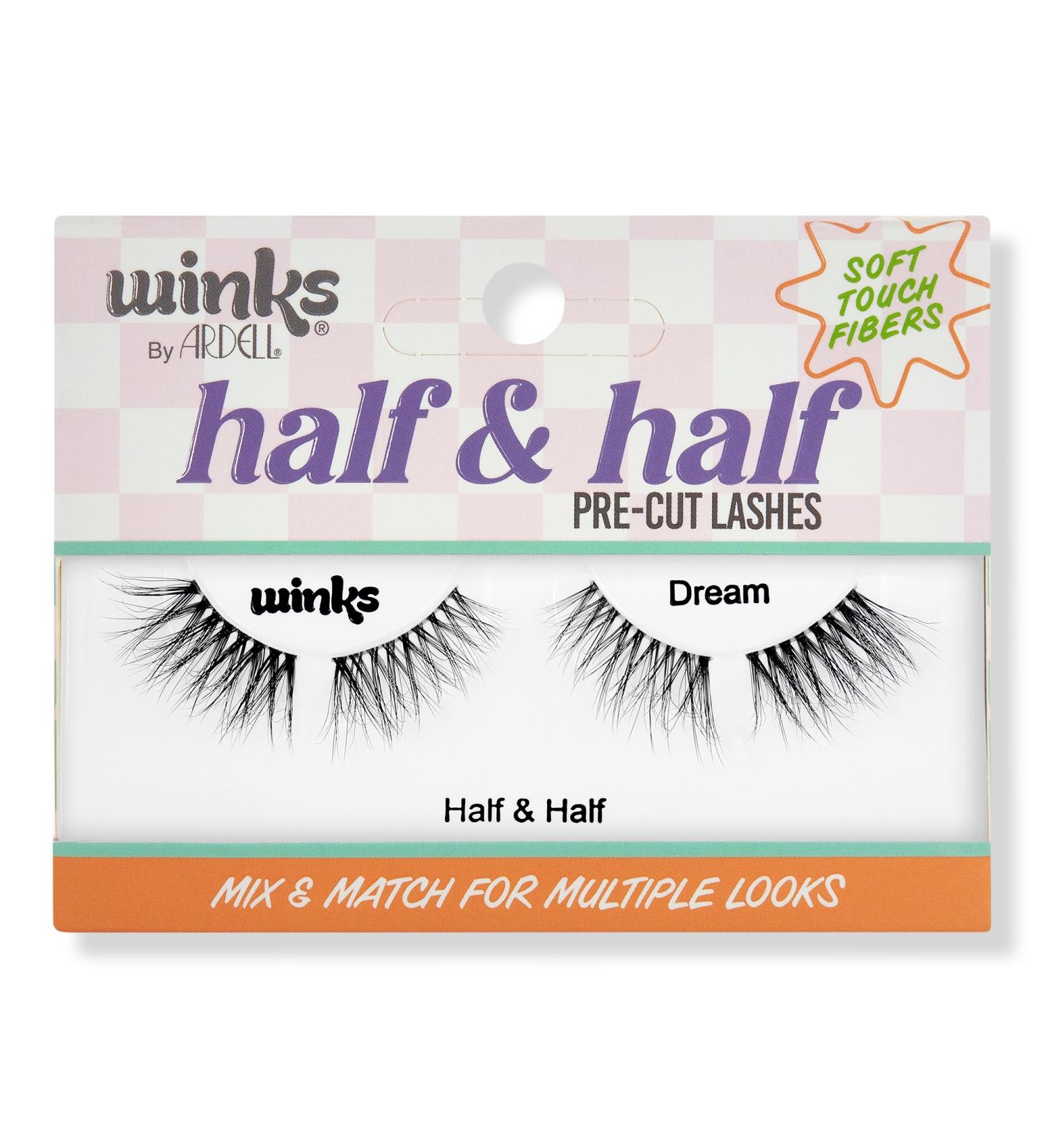 Ardell Winks Half & Half Black Strip Lash, Dream - Transform Your Style with the Best Innovation Today! - Buy Online on SooperMarket.com