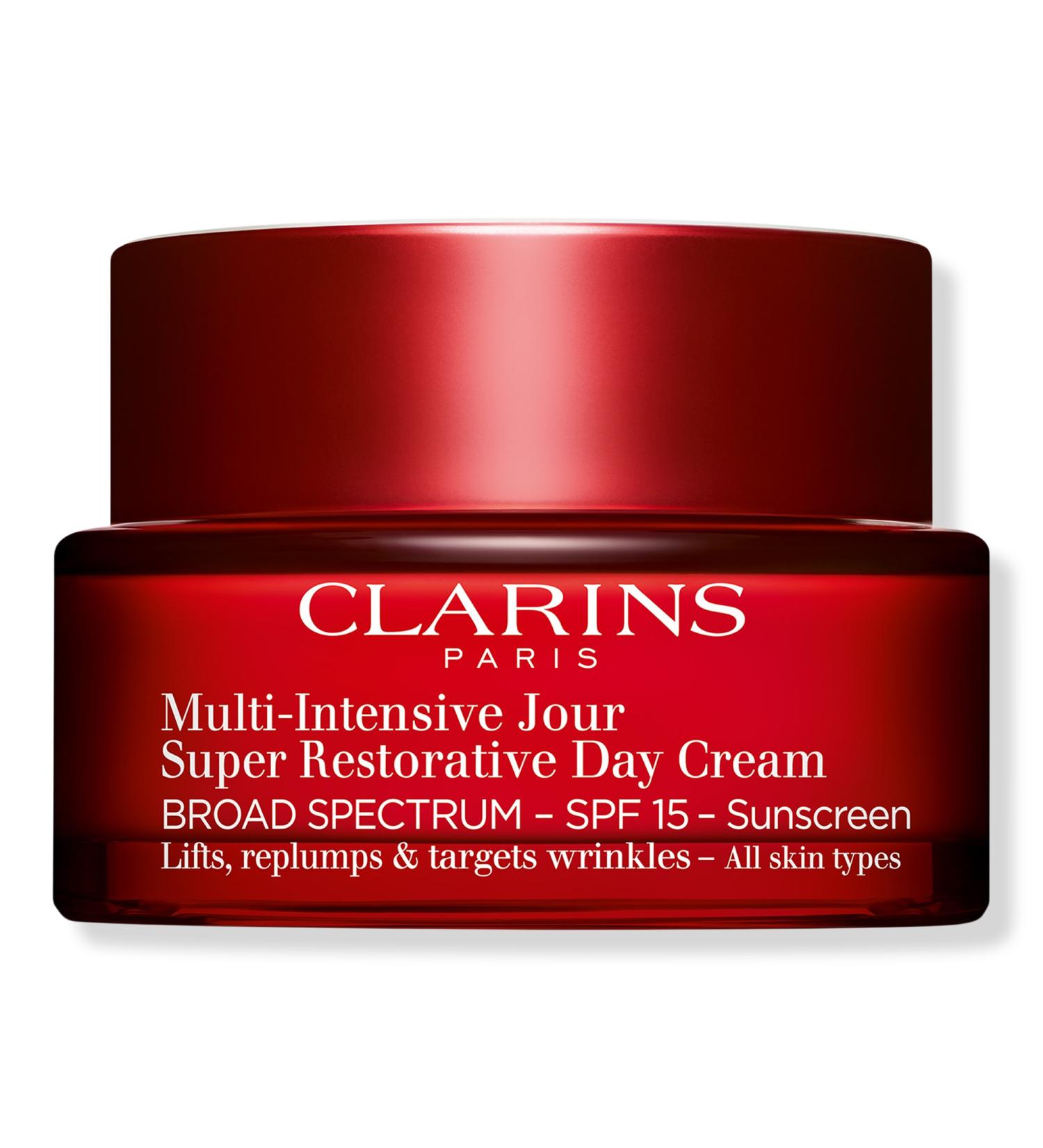Discover Clarins Super Restorative Anti-Aging Day Moisturizer, SPF 15 1.7 oz - Elevate Your Style Instantly! - Buy Online on SooperMarket.com