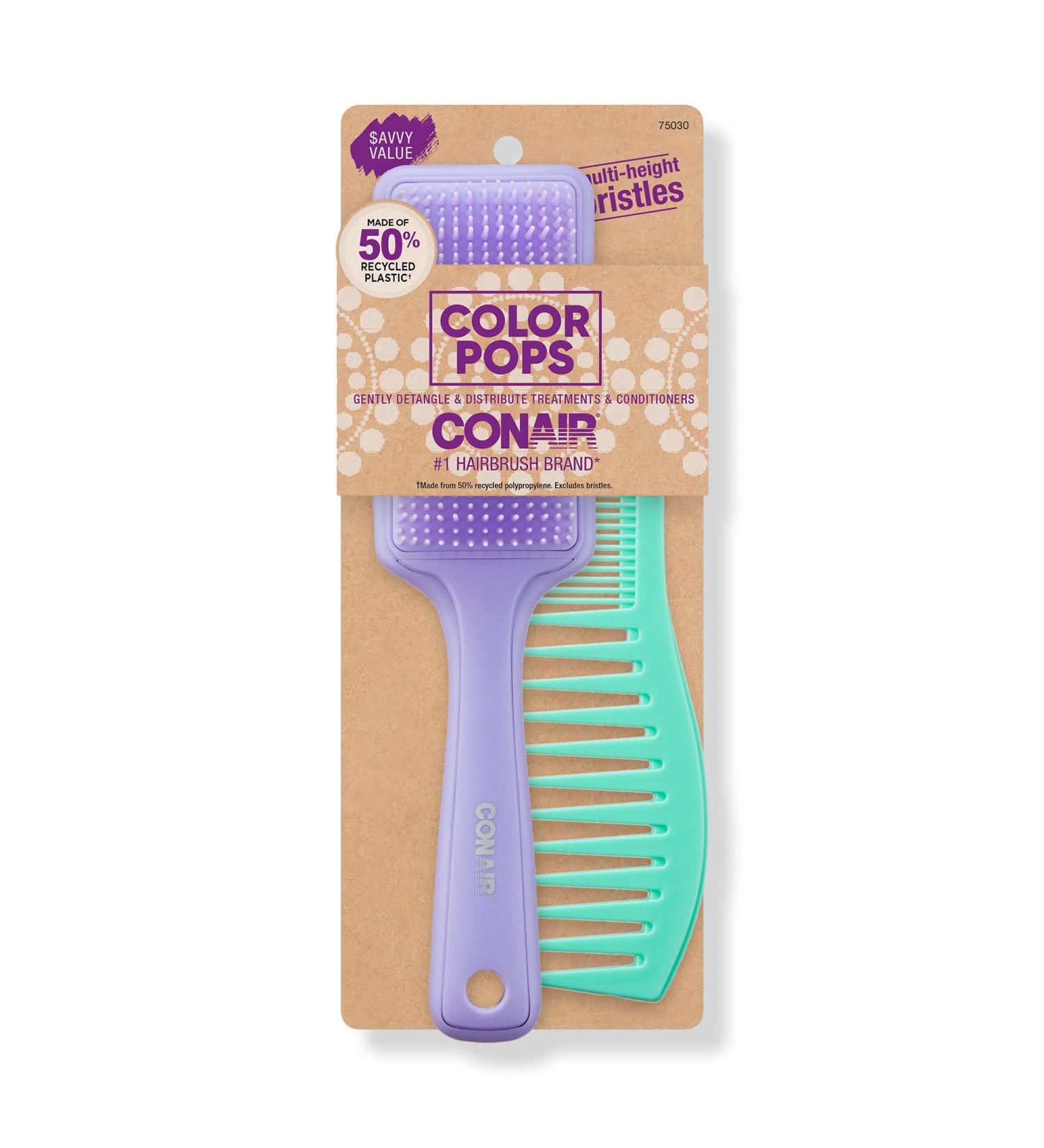 Discover Conair Color Pops Multi-Height All Purpose Brush and Comb - Elevate Your Style Instantly! - Buy Online on SooperMarket.com