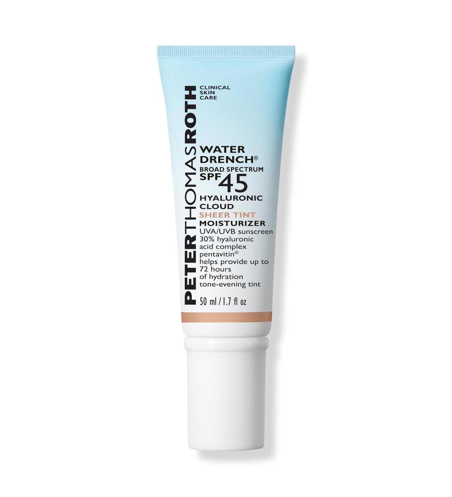 Peter Thomas Roth Water DrenchÂ Broad Spectrum SPF 45 Hyaluronic Sheer Tint Moisturizer - Discover Premium Quality Shop now! - Buy Online on SooperMarket.com
