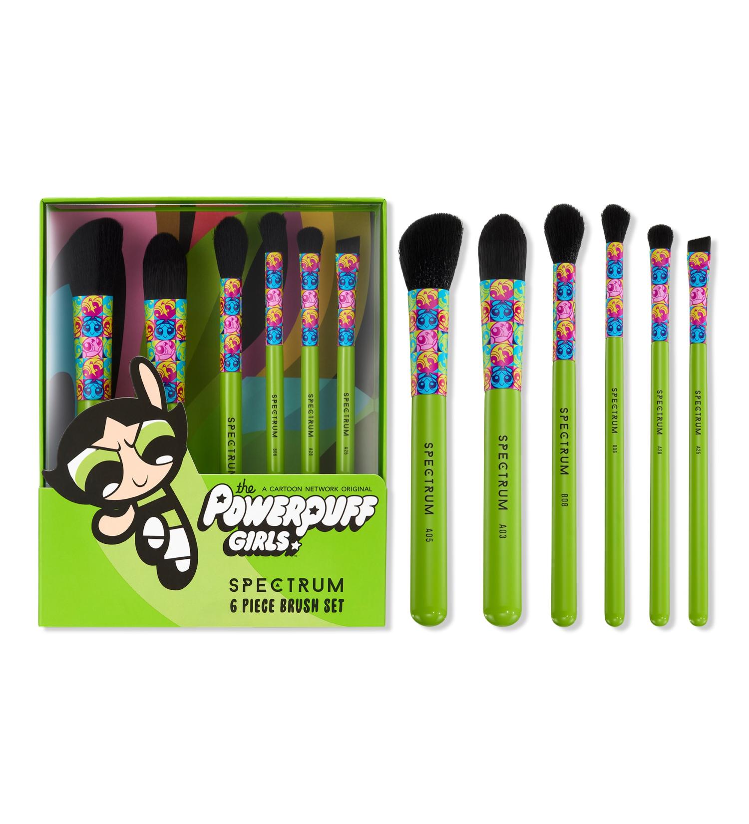 Discover Spectrum The Powerpuff Girls Buttercup 6-Piece Makeup Brush Set - Elevate Your Style Instantly! - Buy Online on SooperMarket.com