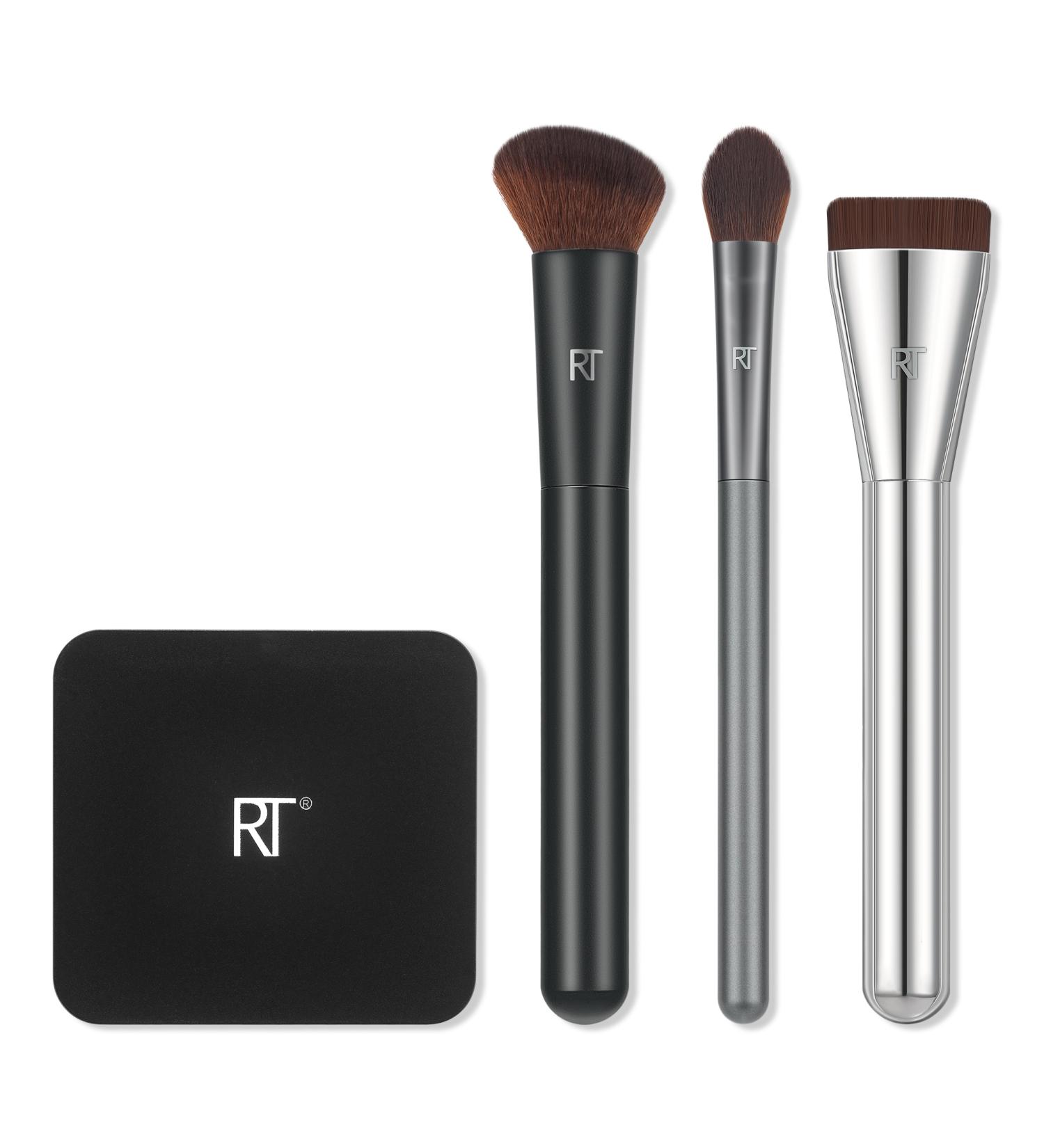 Real Techniques Chrome Era It's Giving Base Makeup Brush Set - Transform Your Style with the Best Innovation Today! - Buy Online on SooperMarket.com