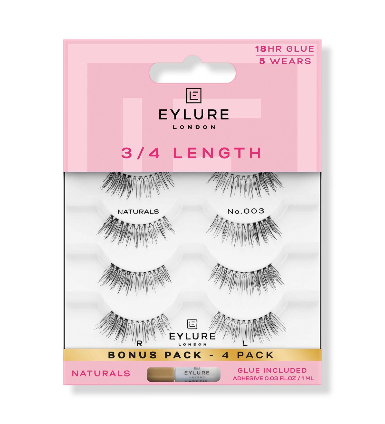 Discover Eylure 3/4 Length Naturals Accent No. 003 Eyelashes Multipack 4 pair - Elevate Your Style Instantly! - Buy Online on SooperMarket.com