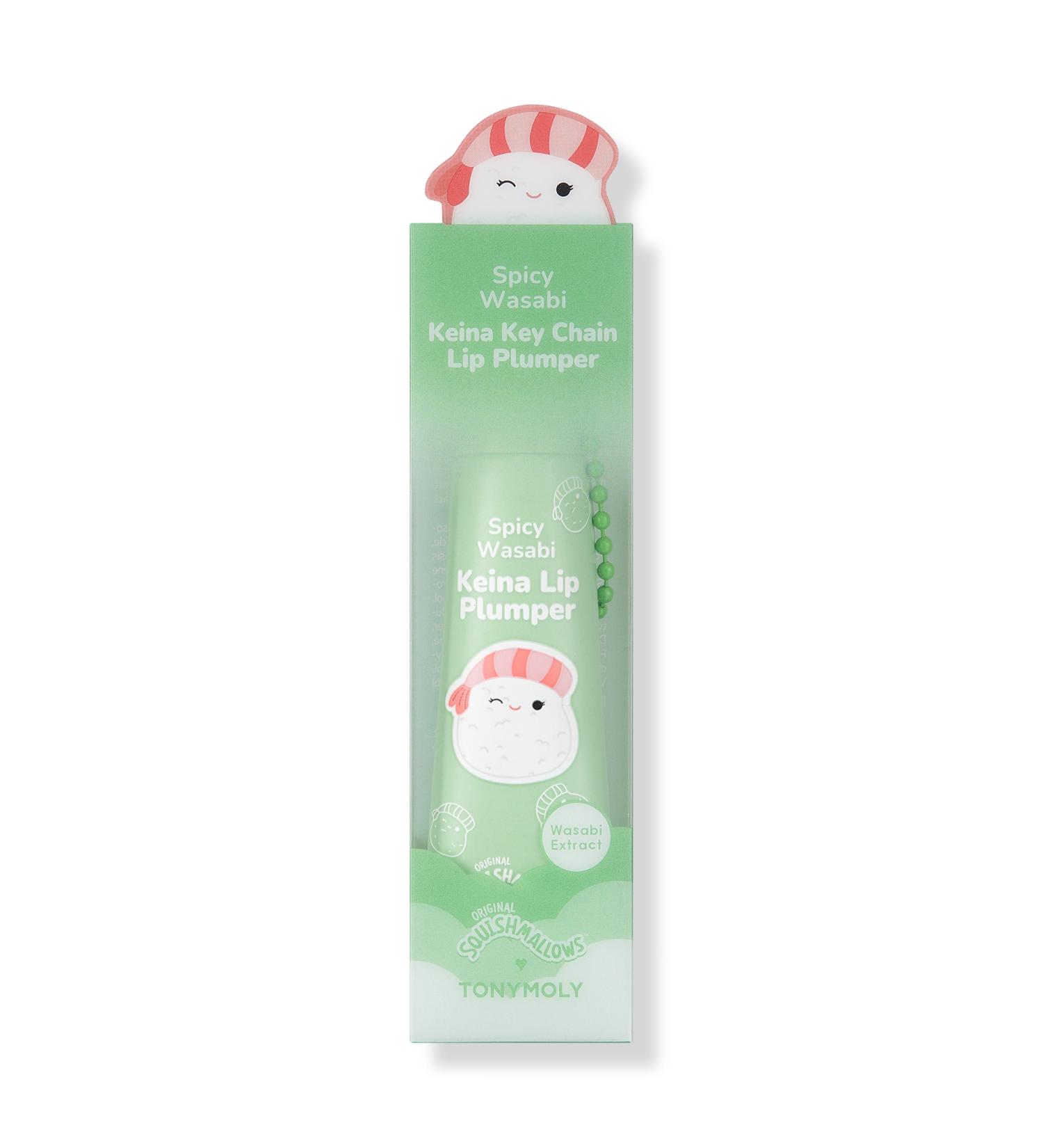 TONYMOLY Squishmallows Keina Spicy Wasabi Key Chain Lip Plumper 0.37 oz - Discover Premium Quality Shop now! - Buy Online on SooperMarket.com