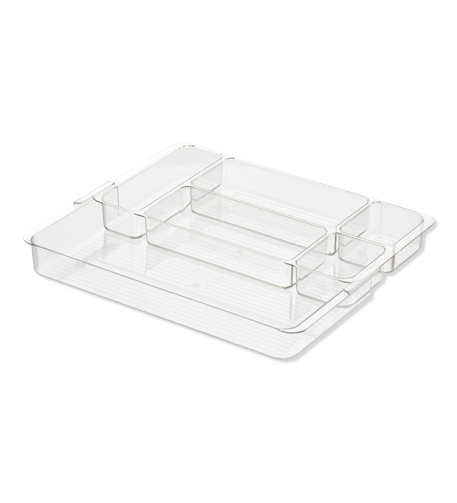Discover iDesign In Drawer Divided Expandable Tray 16.25 x 8.5 x 2 in - Elevate Your Style Instantly! - Buy Online on SooperMarket.com