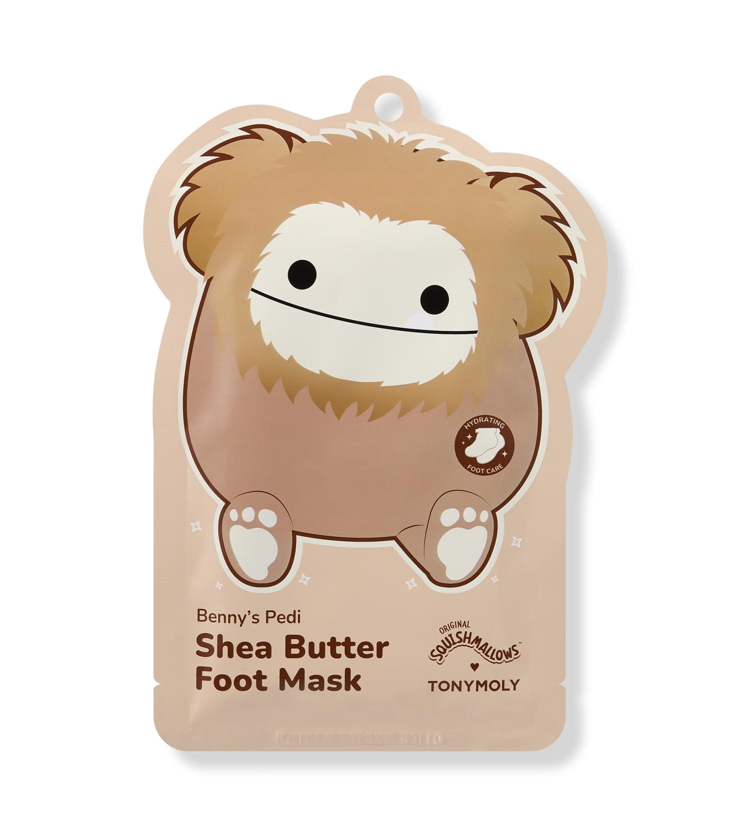 Discover TONYMOLY Squishmallows Benny's Pedi Hydrating Shea Butter Foot Mask 0.71 oz - Elevate Your Style Instantly! - Buy Online on SooperMarket.com