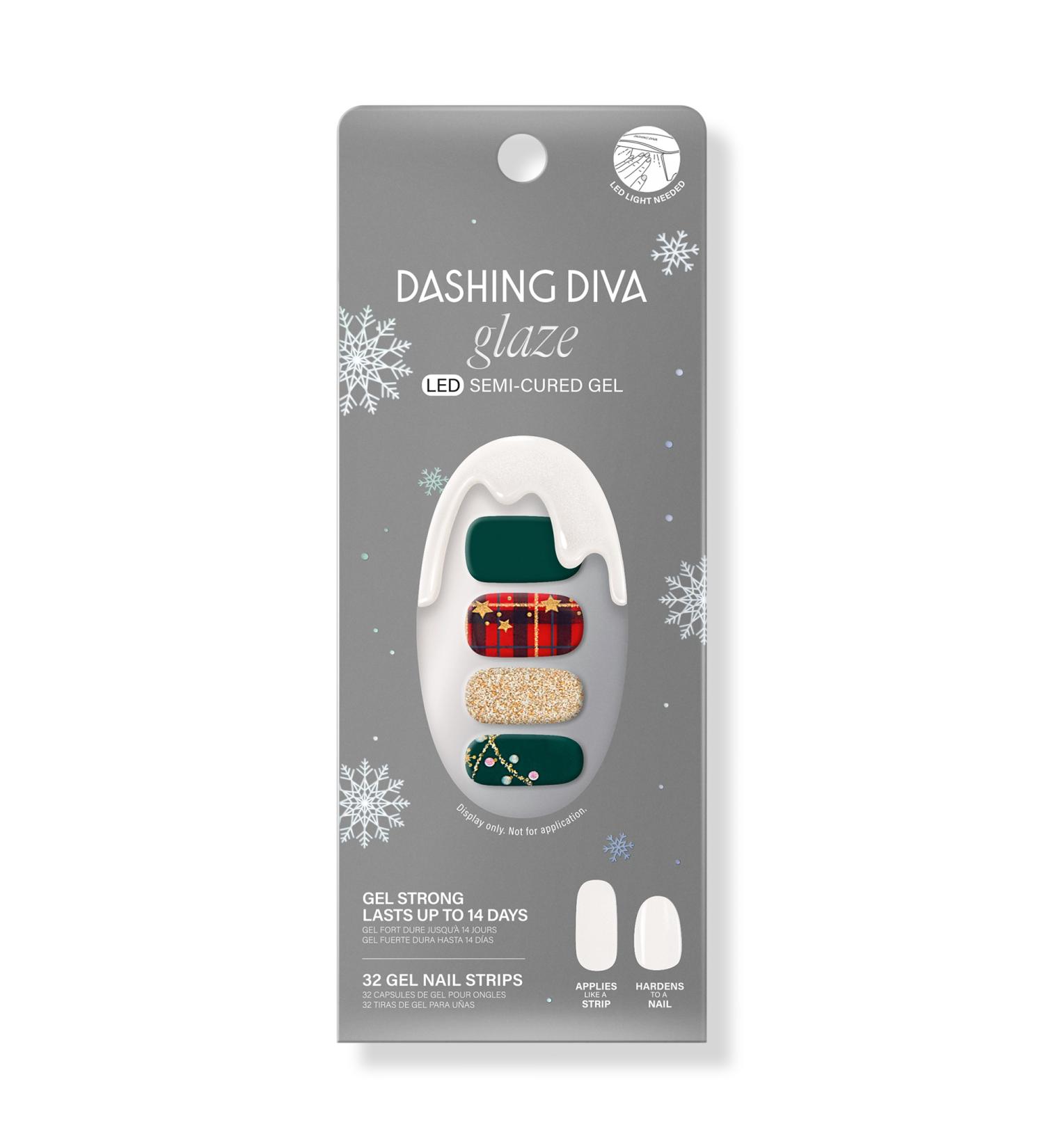 Dashing Diva Victorian Plaid Glaze Semi-Cured Gel Art - Discover Premium Quality Shop now! - Buy Online on SooperMarket.com