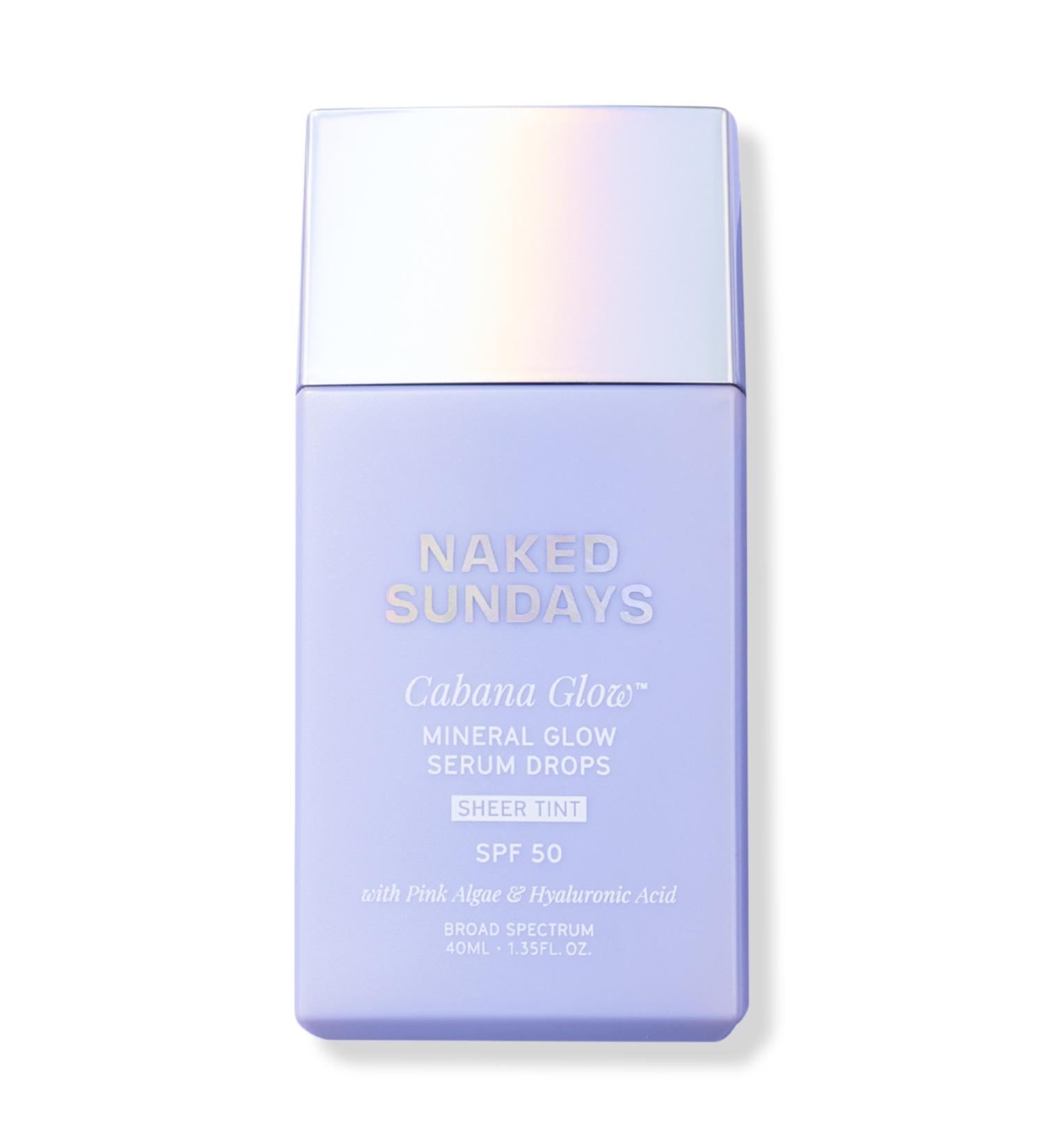Naked Sundays CabanaGlow Mineral Glow Drops SPF50 Sheer 1.35 oz - Transform Your Style with the Best Innovation Today! - Buy Online on SooperMarket.com